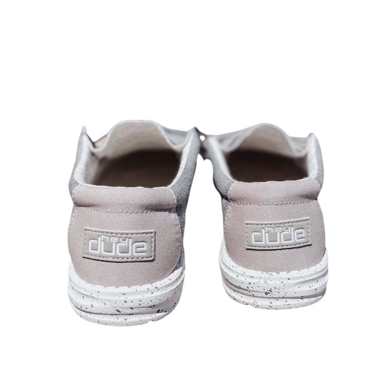 Hey Dude Hey Dude Wally Chambray Frost Grey Mens