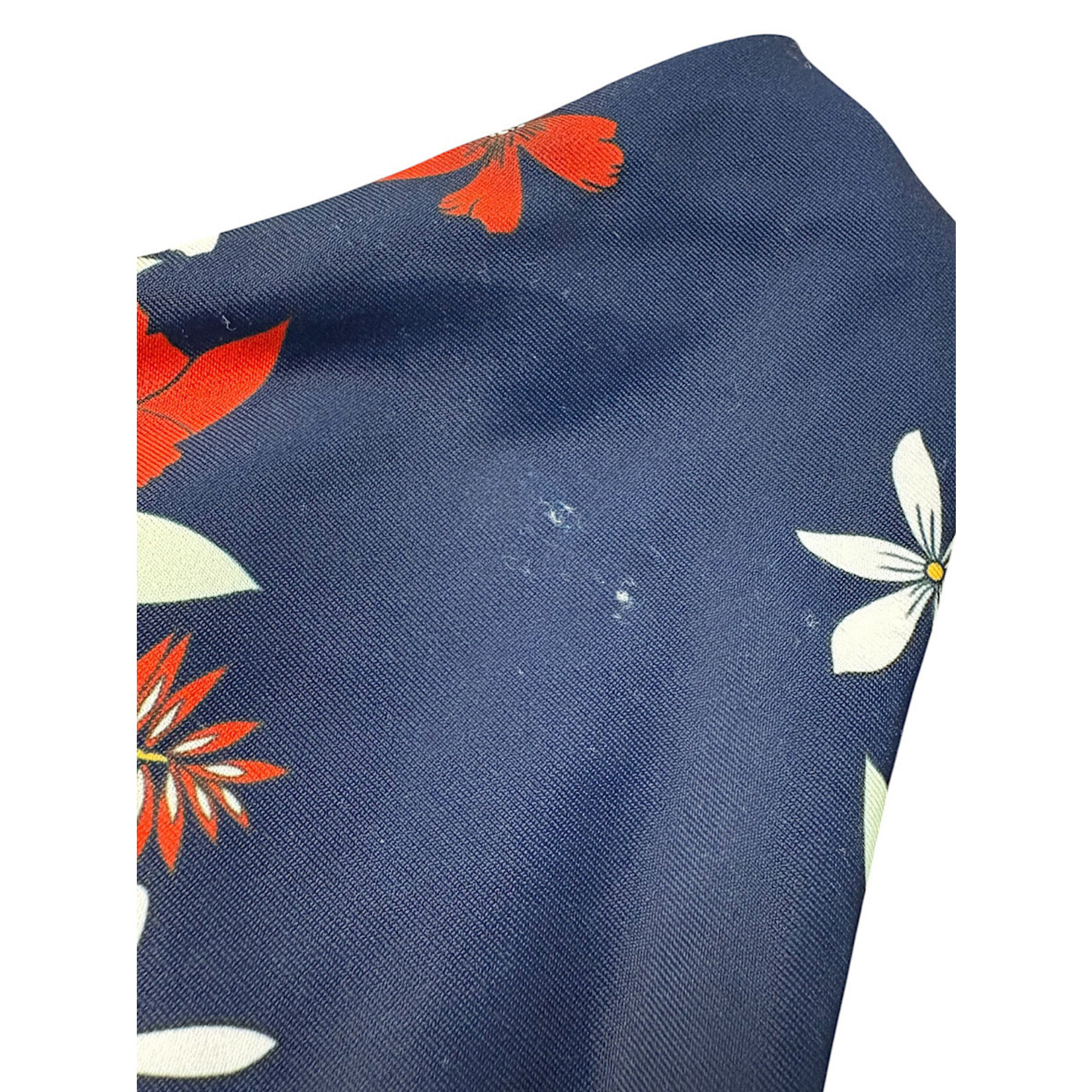 Zaful Navy Floral Two-Piece Bikini Set Size M-RF