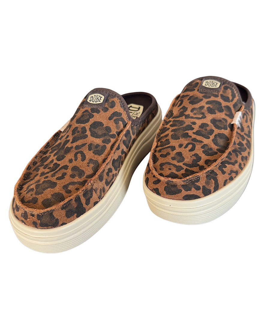 Hey Dude Austin Lift Classic Brown Leopard - Main Street Boutique