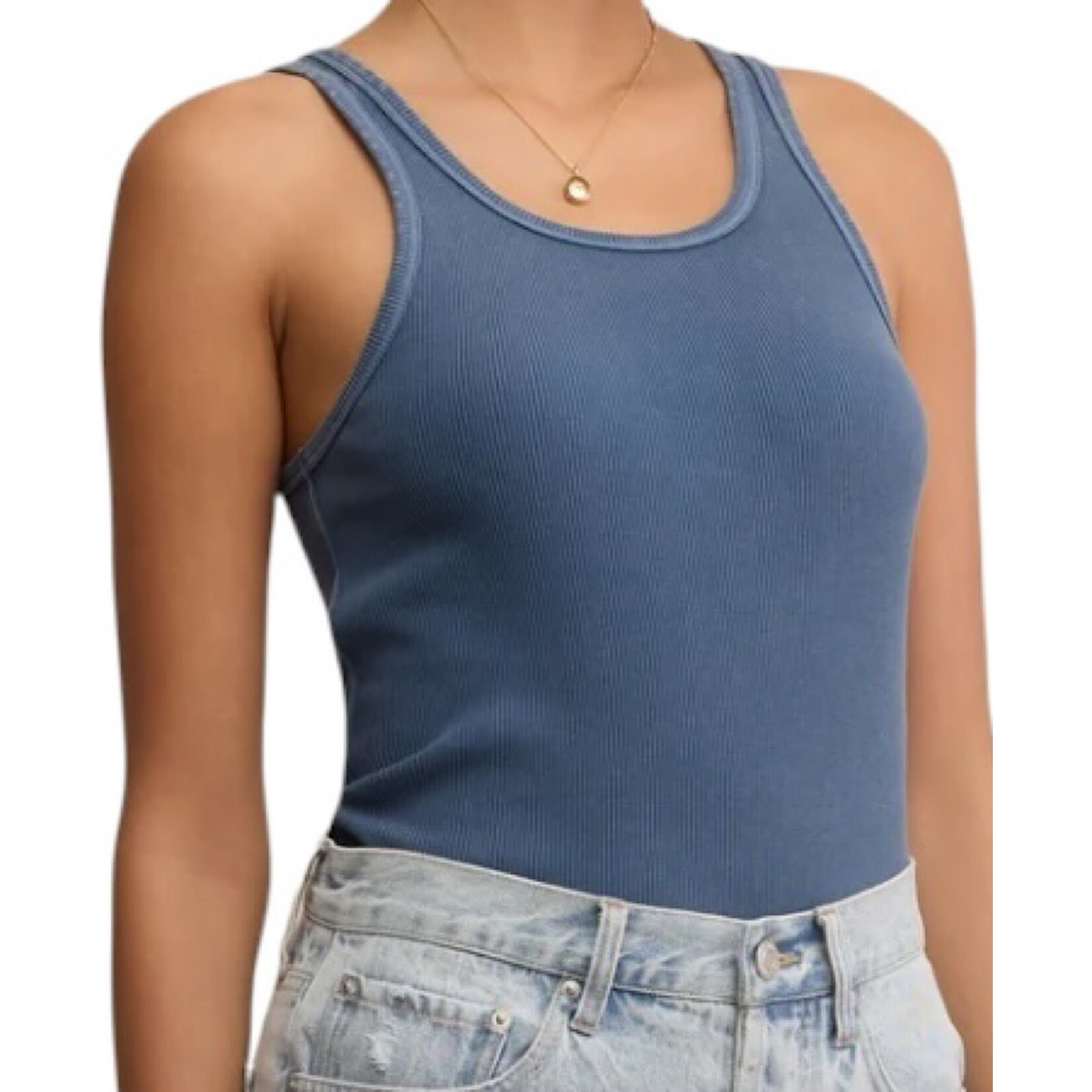 Z Supply Z Supply Classic Scoop Tank Vintage Indigo