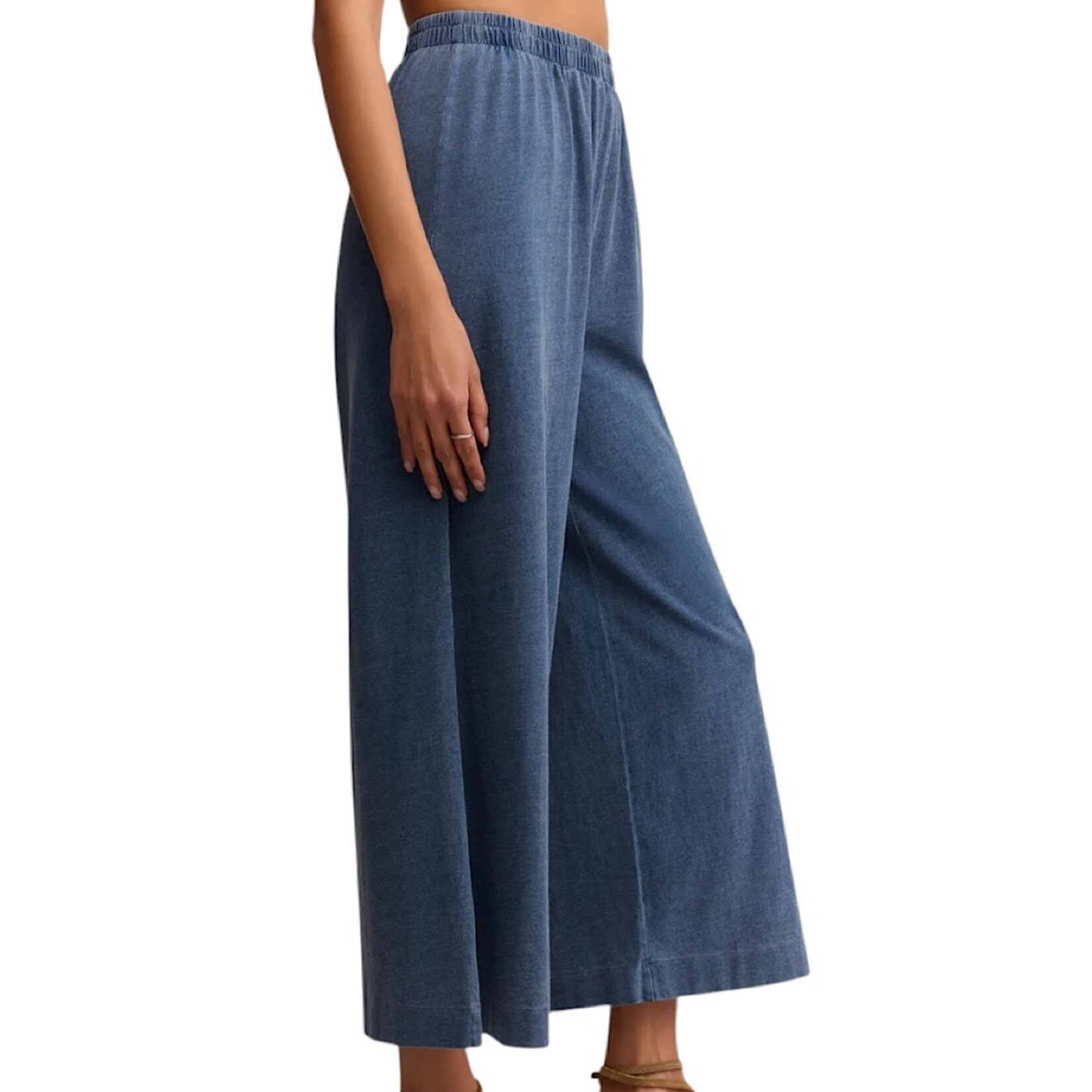 Z Supply Z Supply Scout Jersey Denim Pant Vintage Indigo