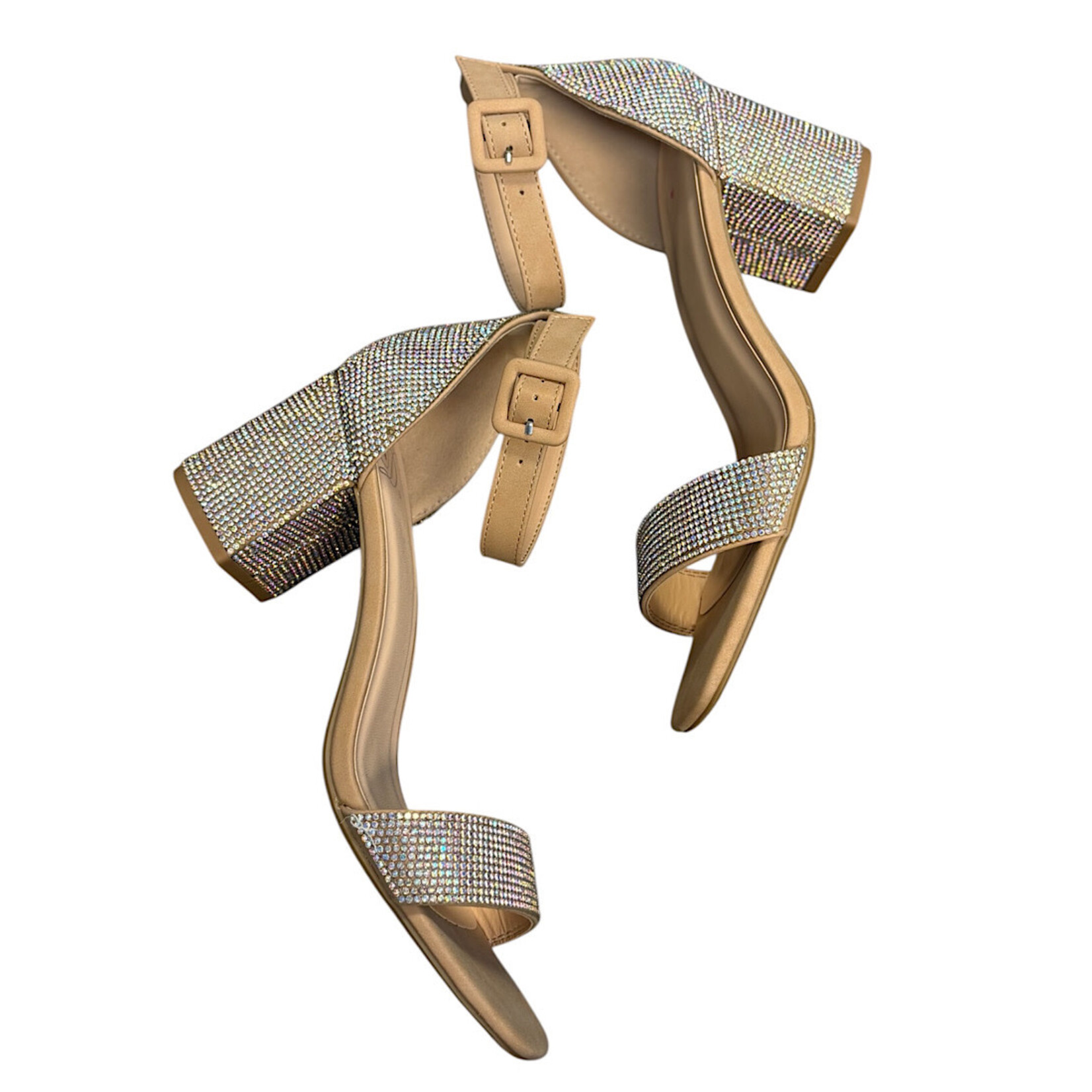 FD Nude Sparkle Dress Heel