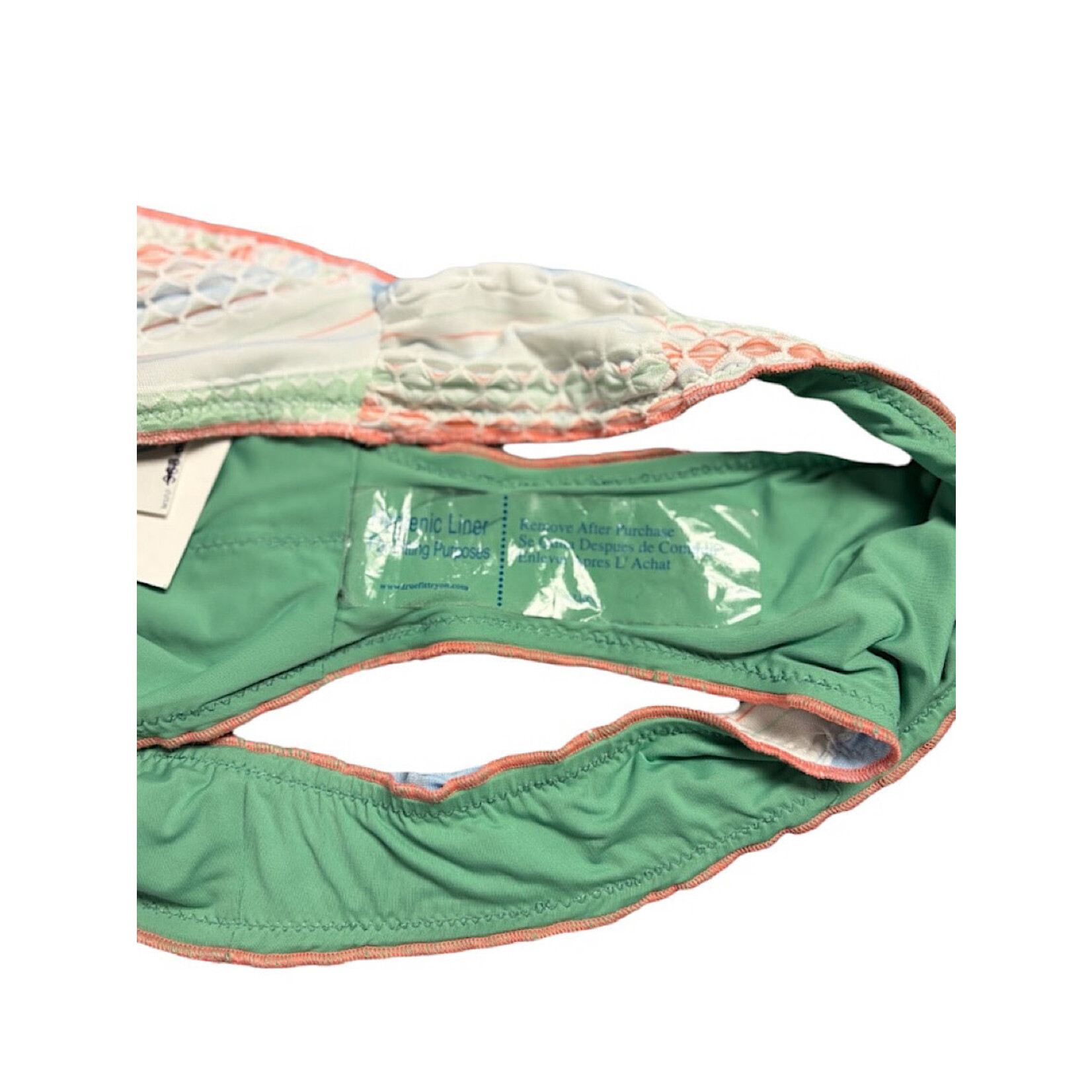 BECCA Multi Pastel Color Bikini Bottoms Size Large-RF