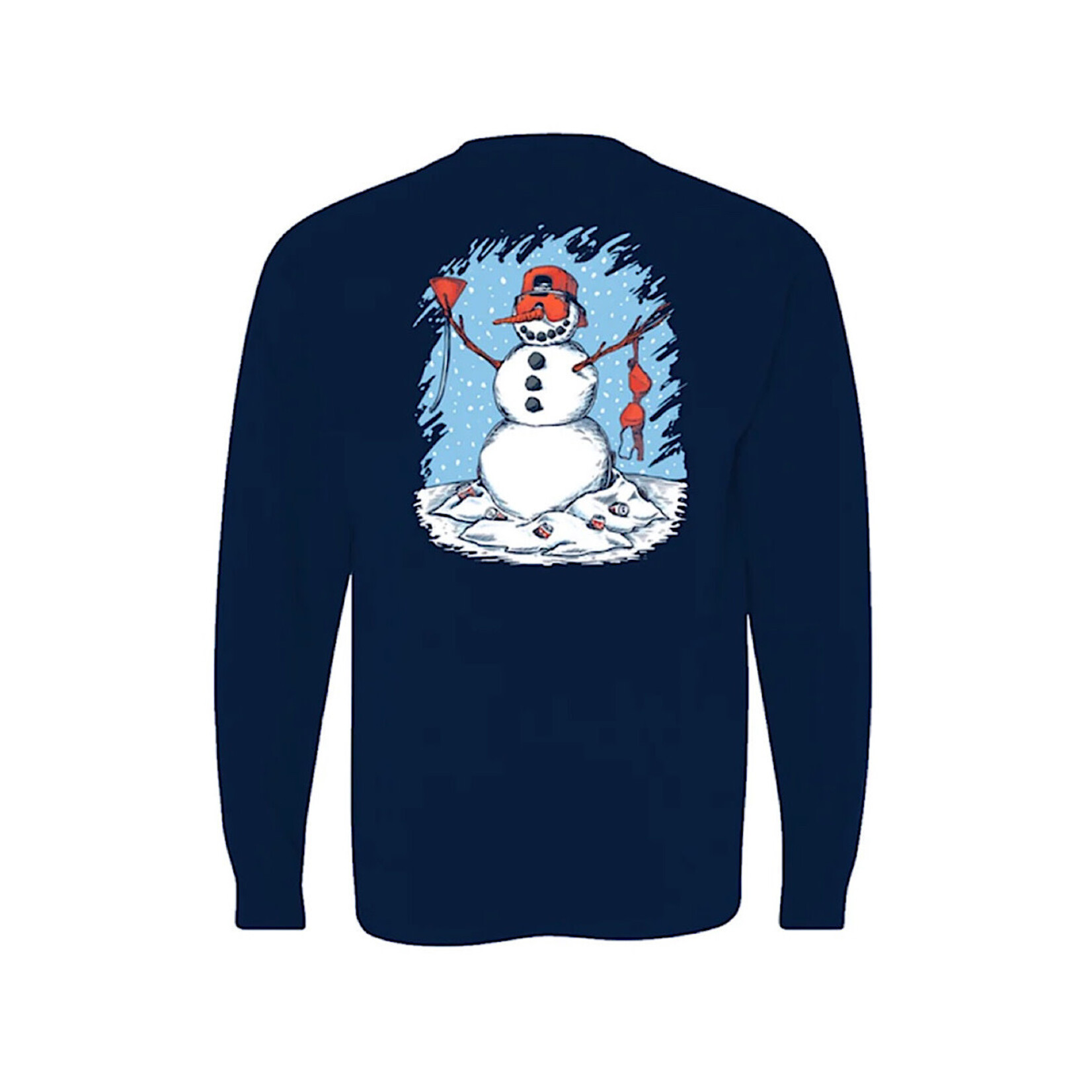 Old Row Party Snowman LS Pocket