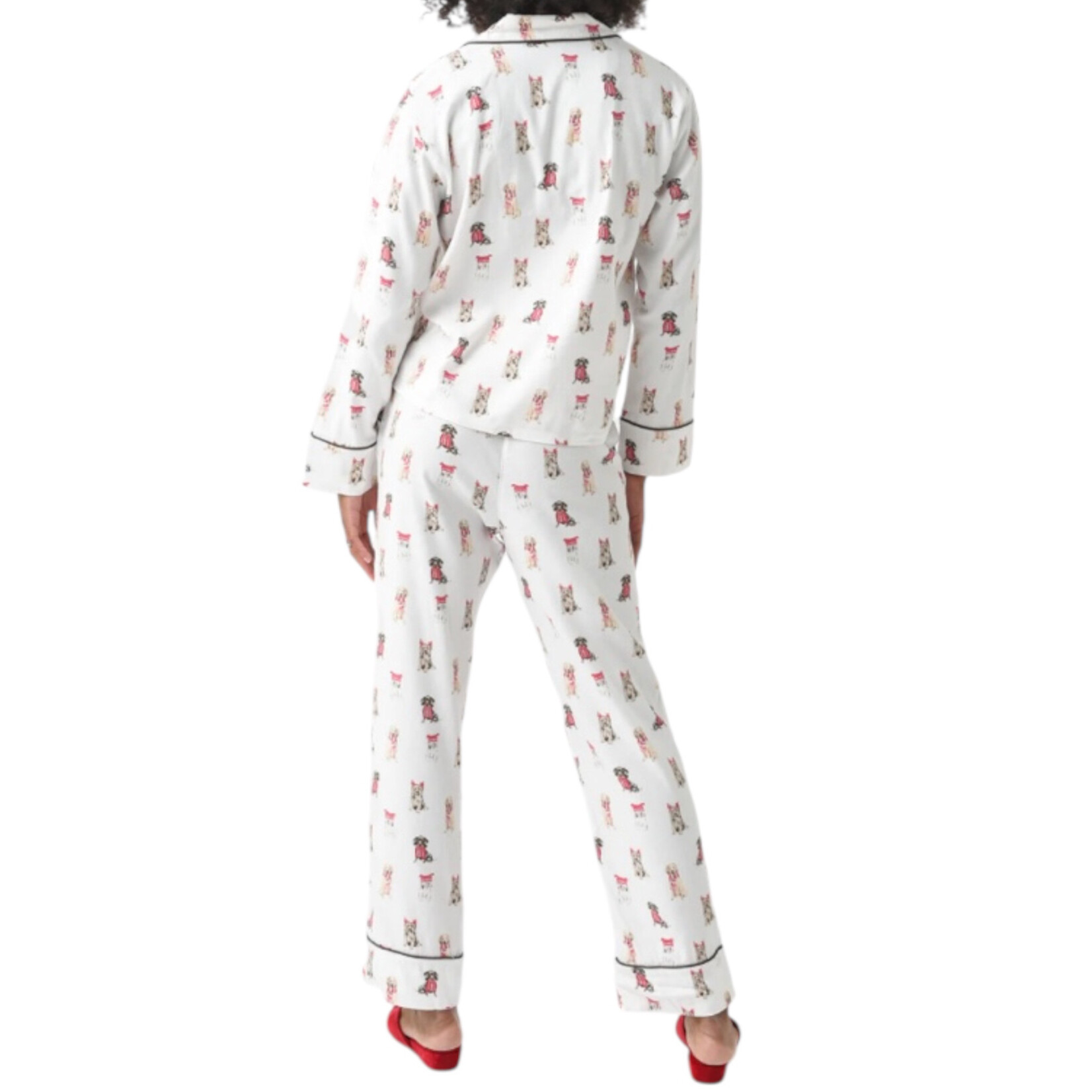 Z supply Sleep All Day Pup PJ Set Vanilla Ice