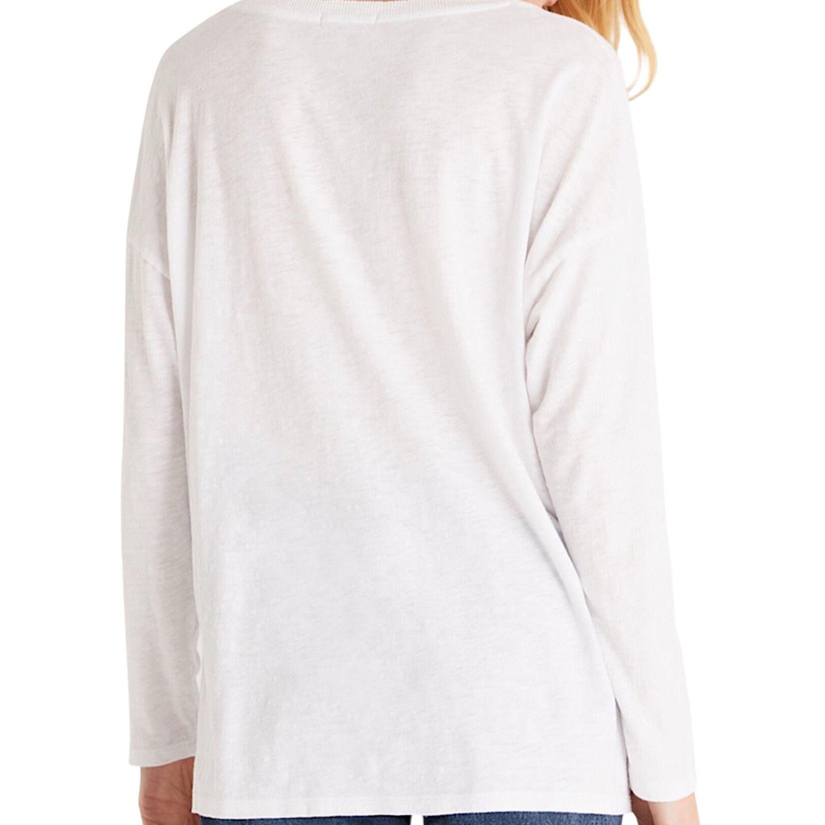 Z Supply Z Supply Farren Slub L/S Tee White