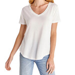 Z Supply Z Supply Kasey Modal V-Neck Tee White