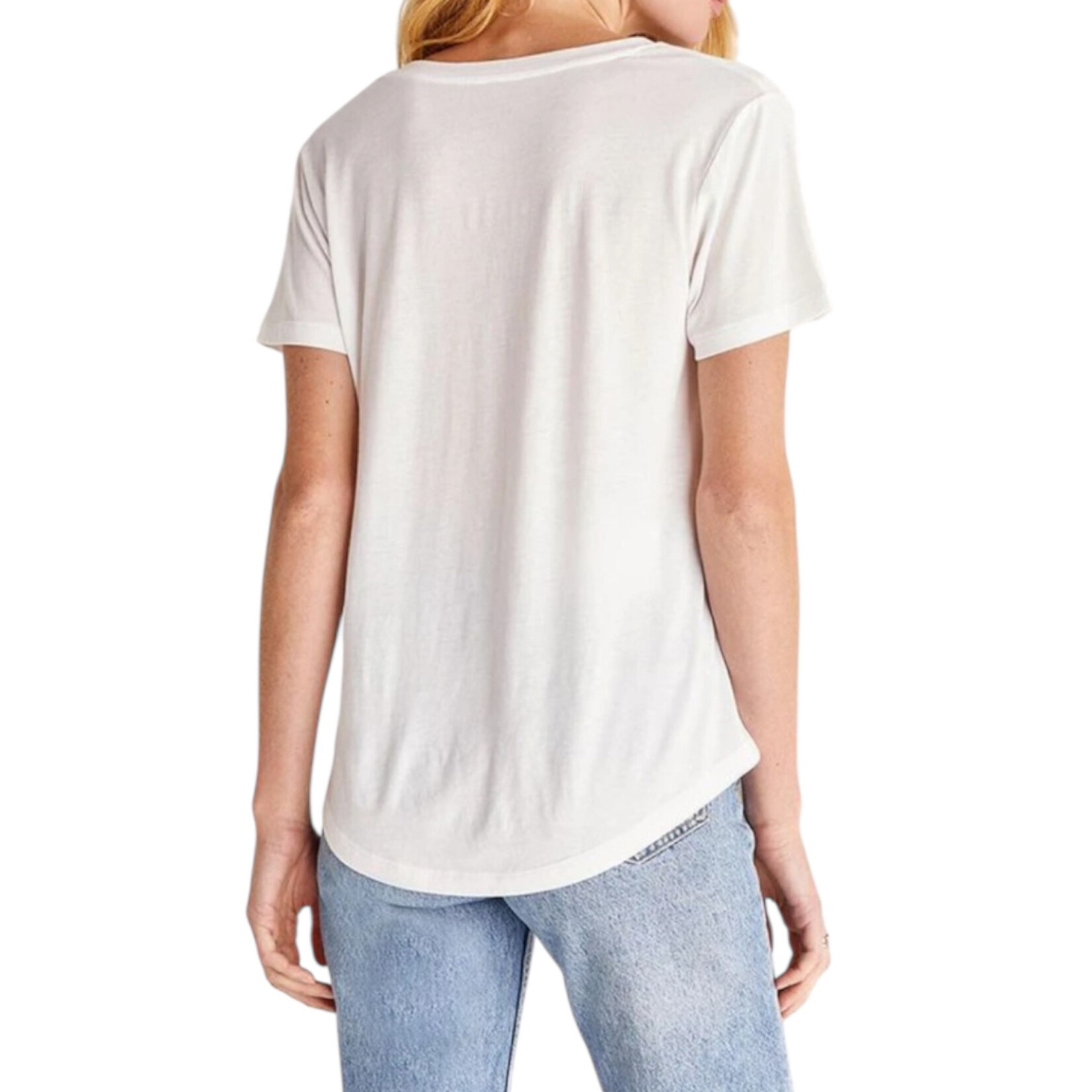 Z Supply Z Supply Kasey Modal V-Neck Tee White