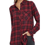 Burgundy Plaid Flannel