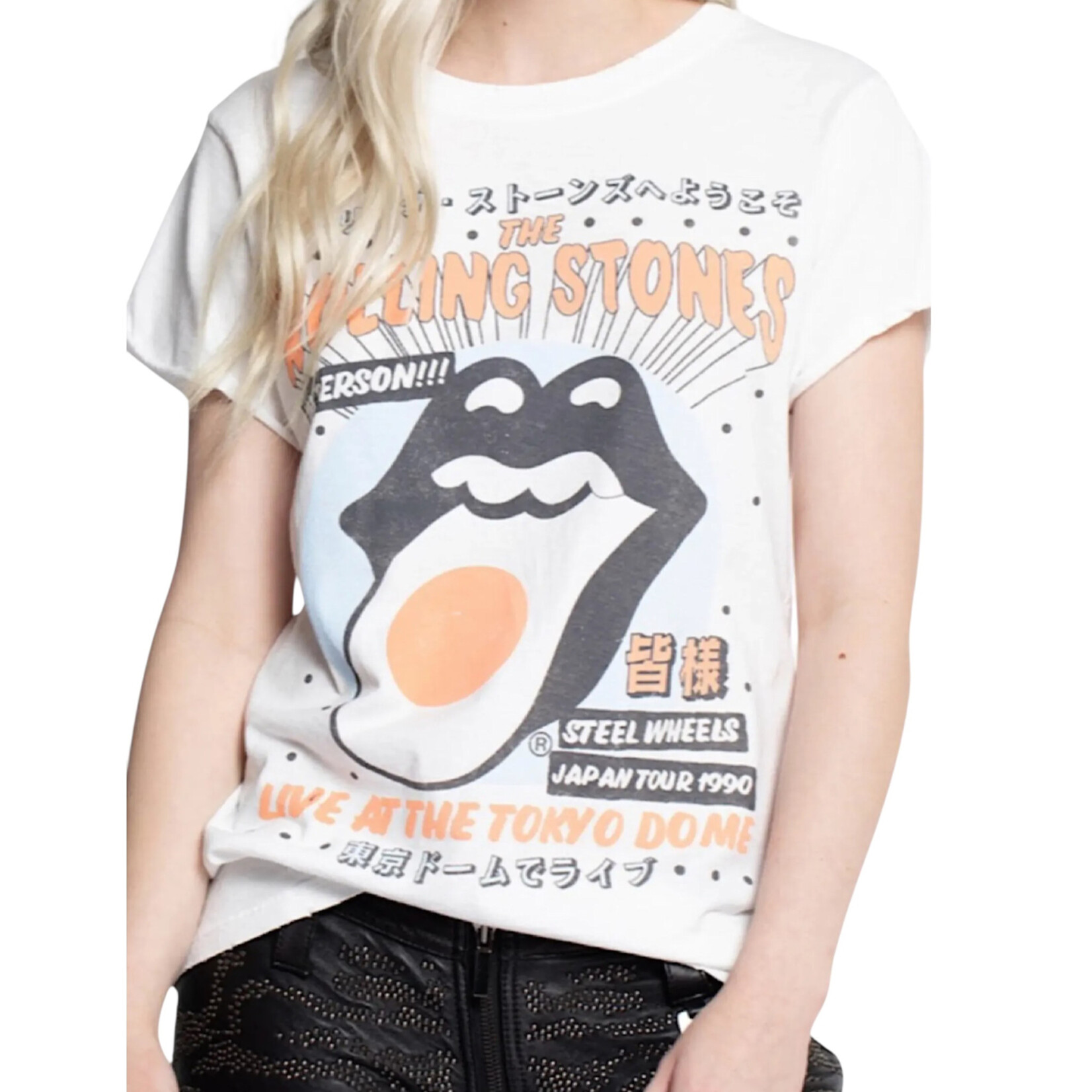 The Rolling Stones Japan Short Sleeve Tee- White