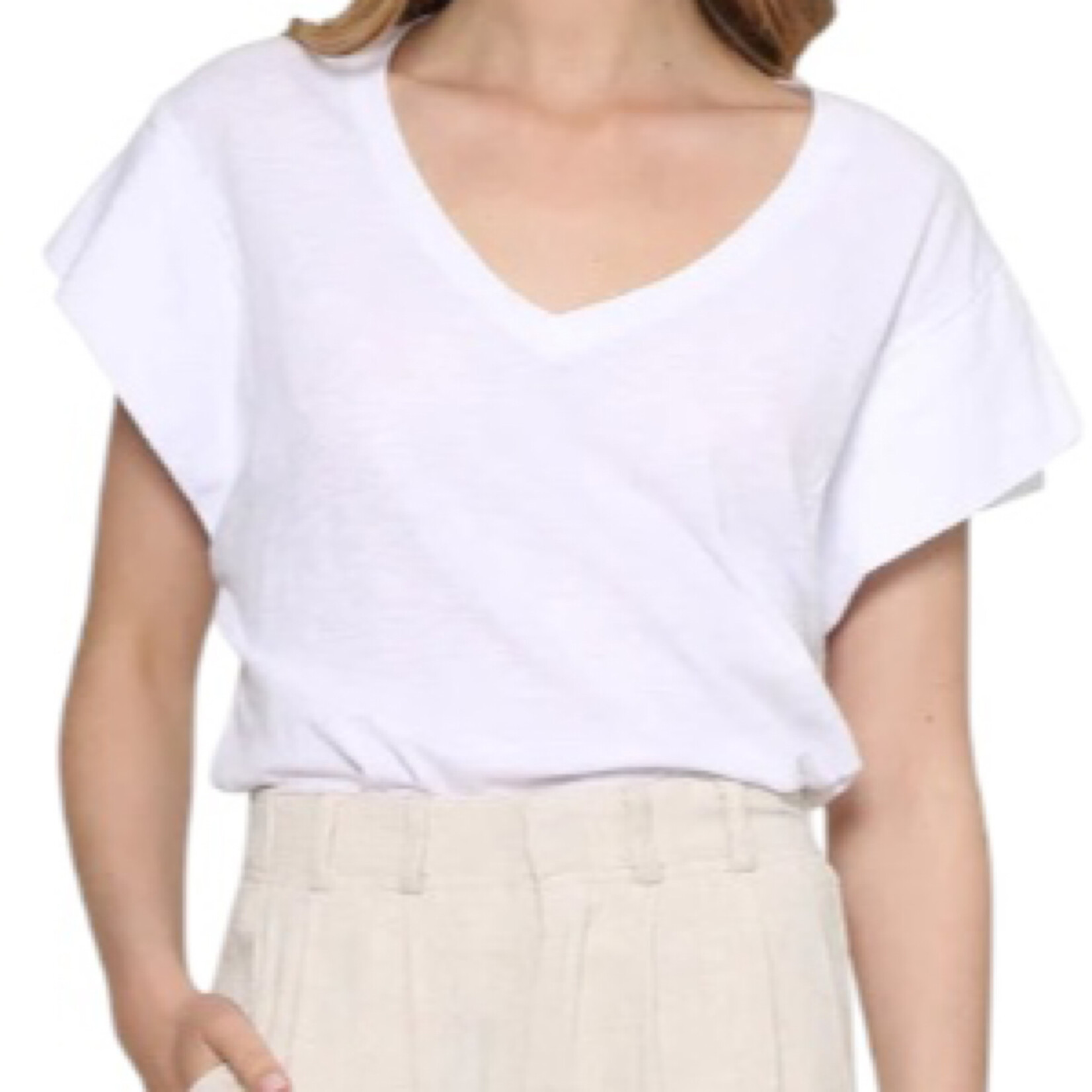 Z Supply Z Supply Adrina Slub Top White