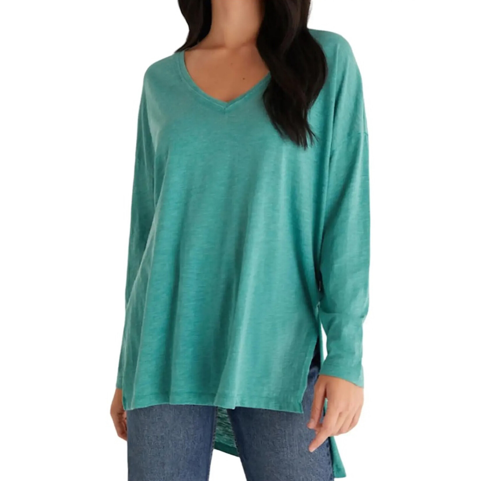 Z supply Super Chill LS Tee Amazon Green