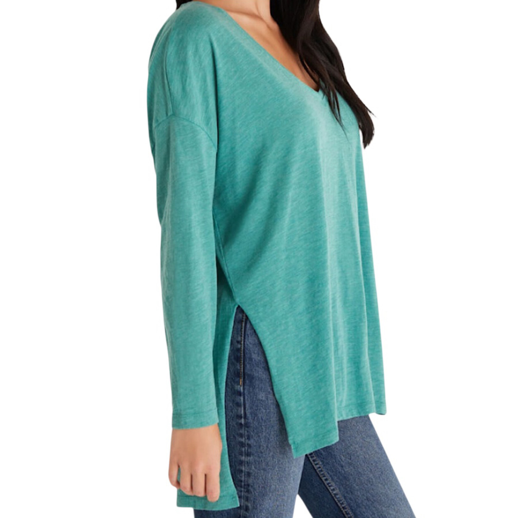 Z supply Super Chill LS Tee Amazon Green