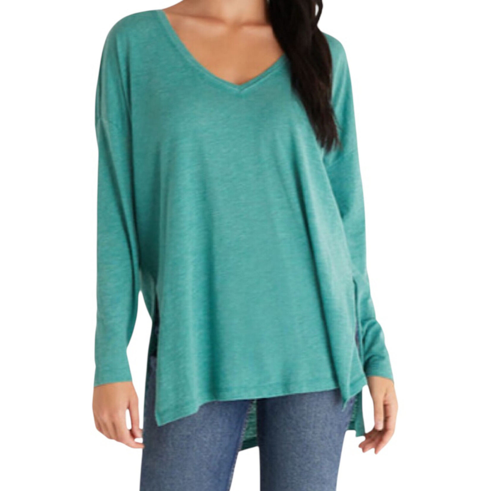 Z supply Super Chill LS Tee Amazon Green