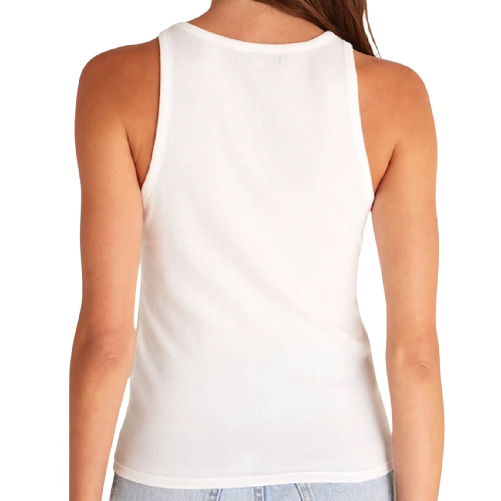Z Supply Z Supply Janice High Neck Tank White