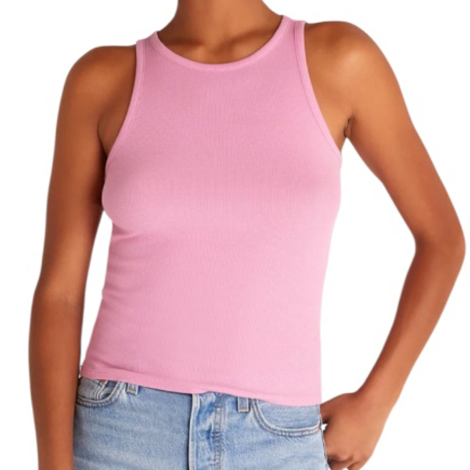 Z Supply Z Supply Janice High Neck Tank Orchid Pink