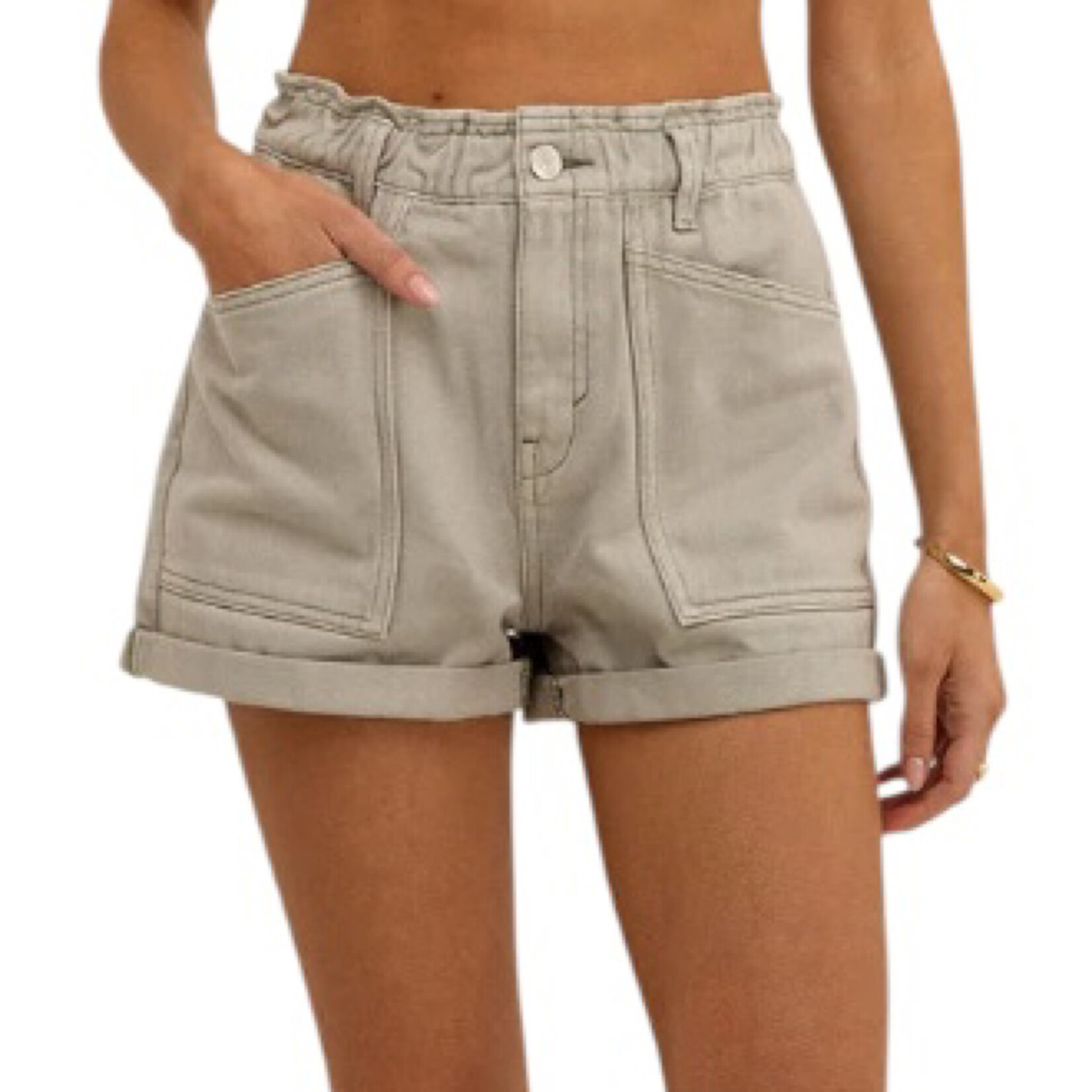 Z Supply Z Supply Odin Denim Short Pale Jade