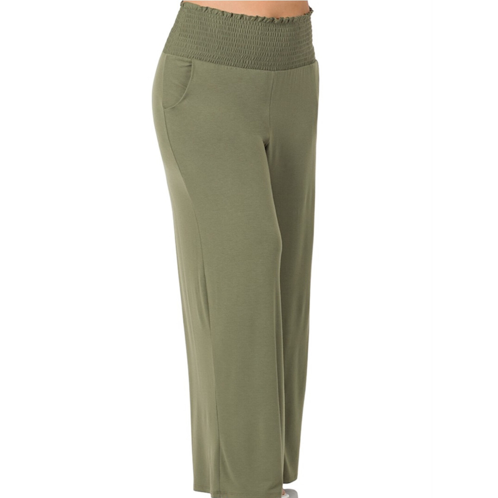 Plus Smocked Waistband Lounge Pants