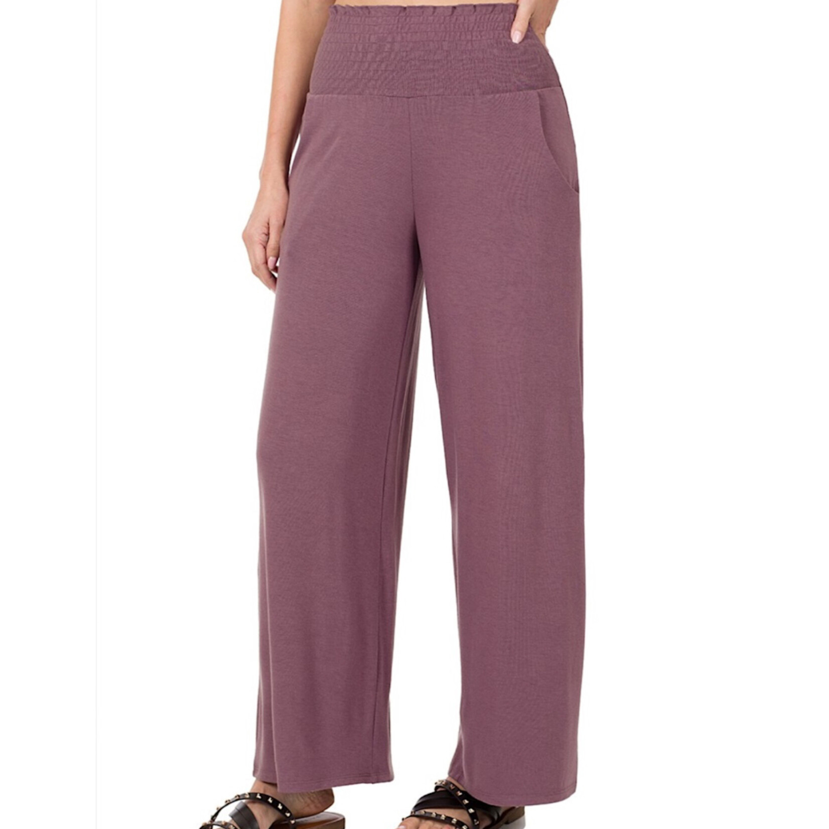Plus Smocked Waistband Lounge Pants