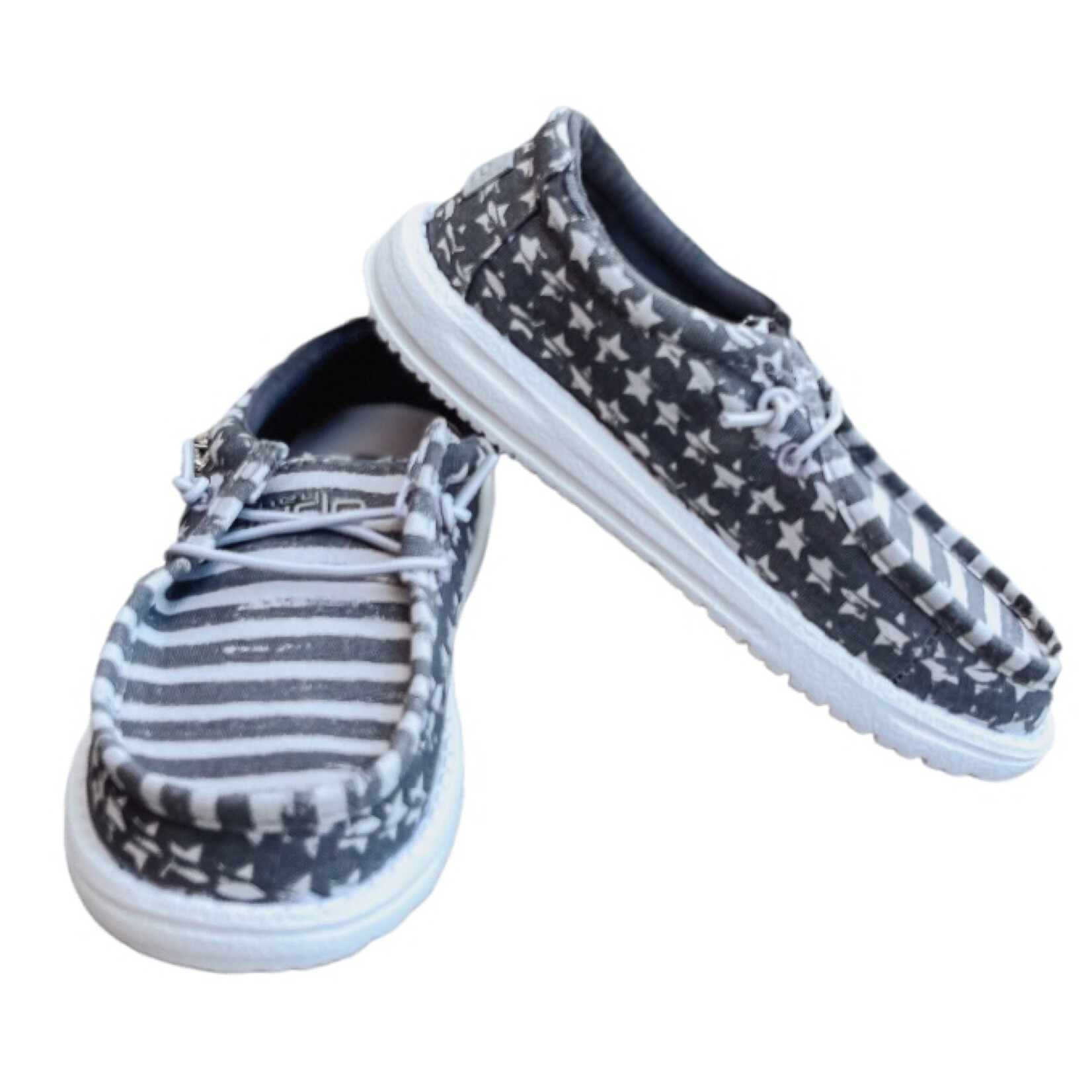 Hey Dude Hey Dude Wally Youth Greyed Patriotic Kids