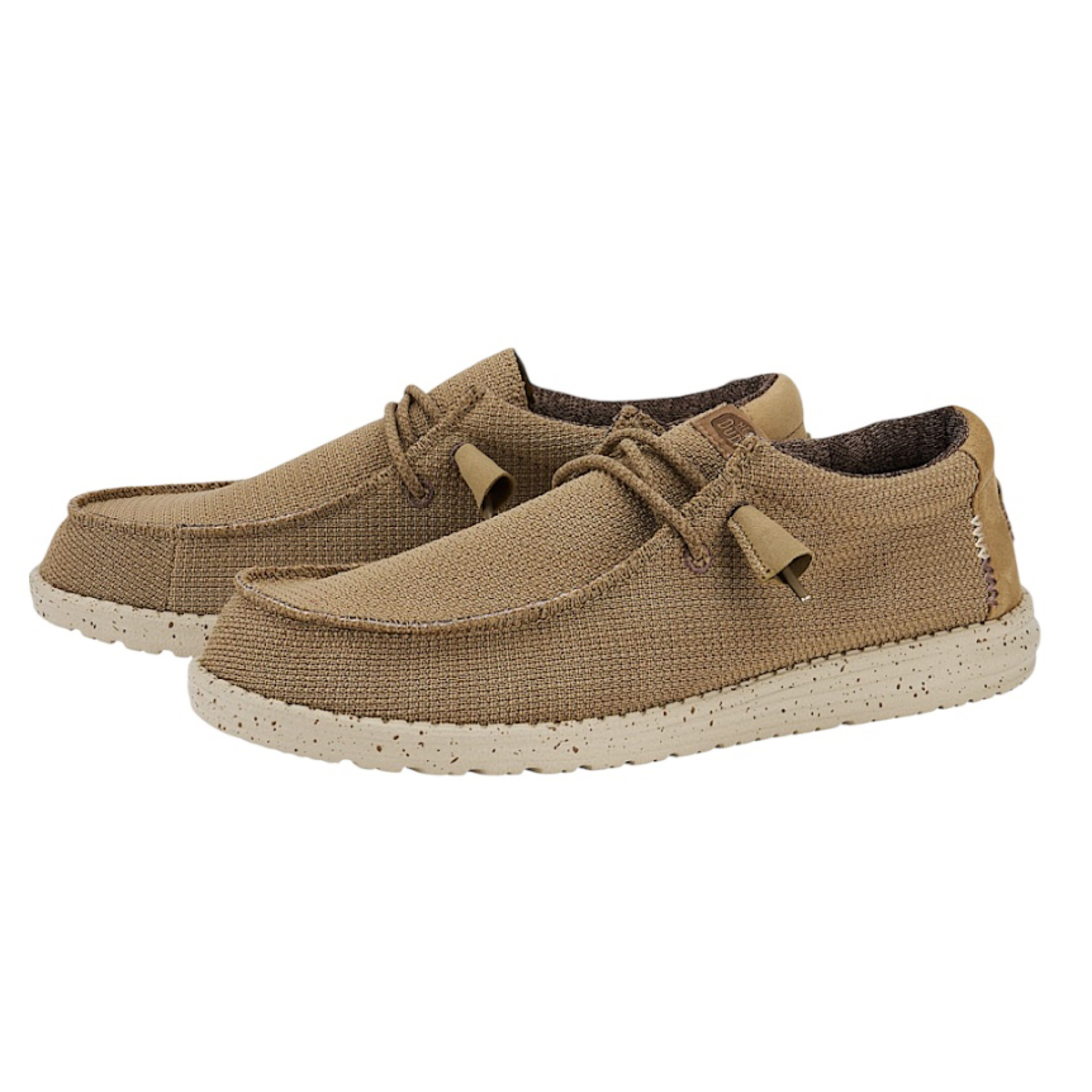 NWT Hey Dude Shoes Wally Mid Salt N Stone in Tan/White size 10 w/ 1/2 high top 59a848173fc85557881250e8f954e1  main image 4