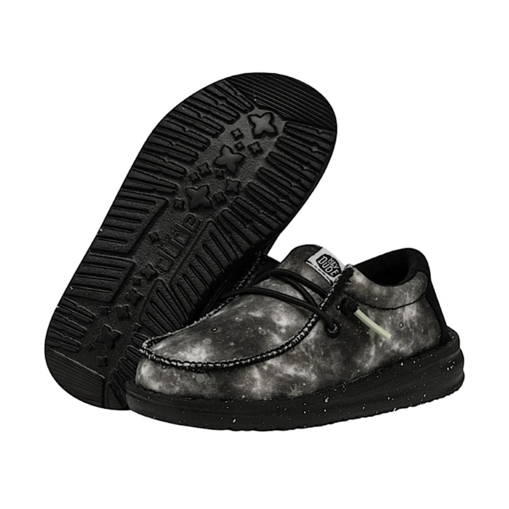 Hey Dude Hey Dude Wally Youth/Kids Galaxy Black Multi/Glow