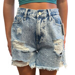Ceros Acid Wash Denim Shorts Size 27 -RF