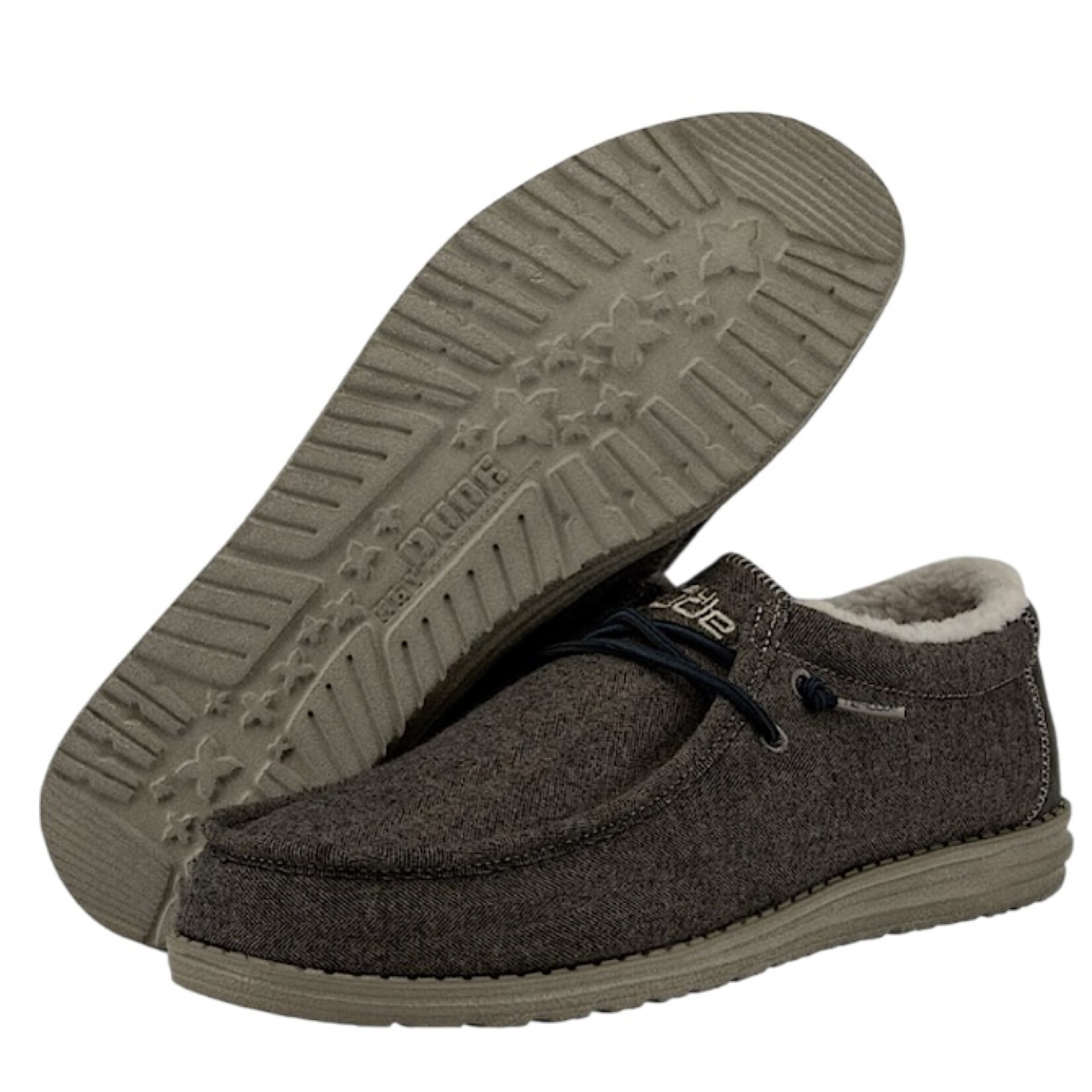 Hey Dude Hey Dude Wally Herringbone Chocolate