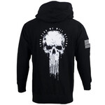 Oil Skull Po Hood-Black