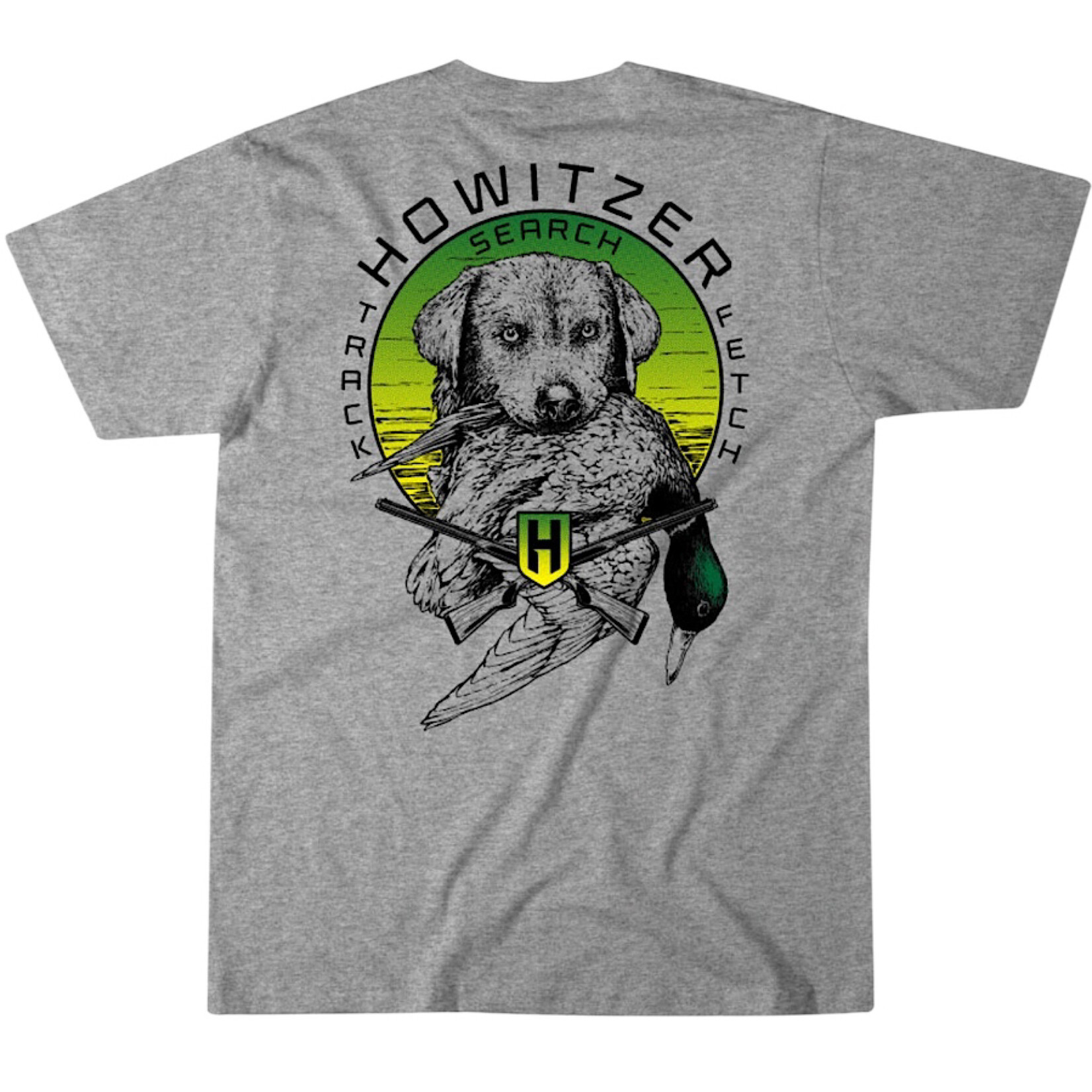 Howitzer Canine Elite S/S Tee- Heather Grey