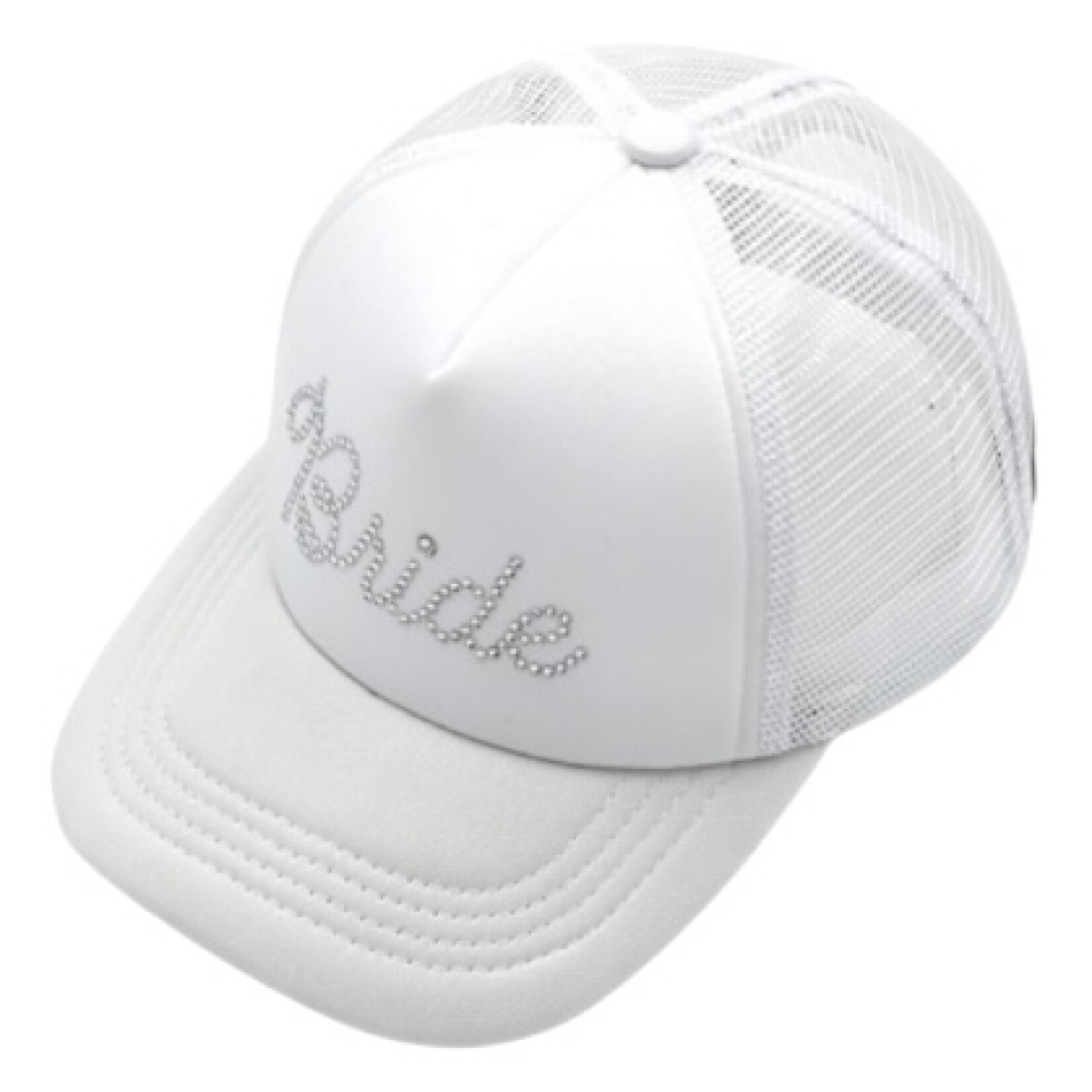 C.C Bride Rhinestone Trucker Hat