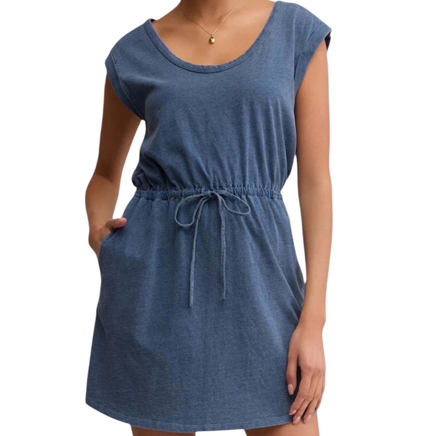 Z Supply Z Supply Dayshift Denim Mini Dress Vintage Indigo