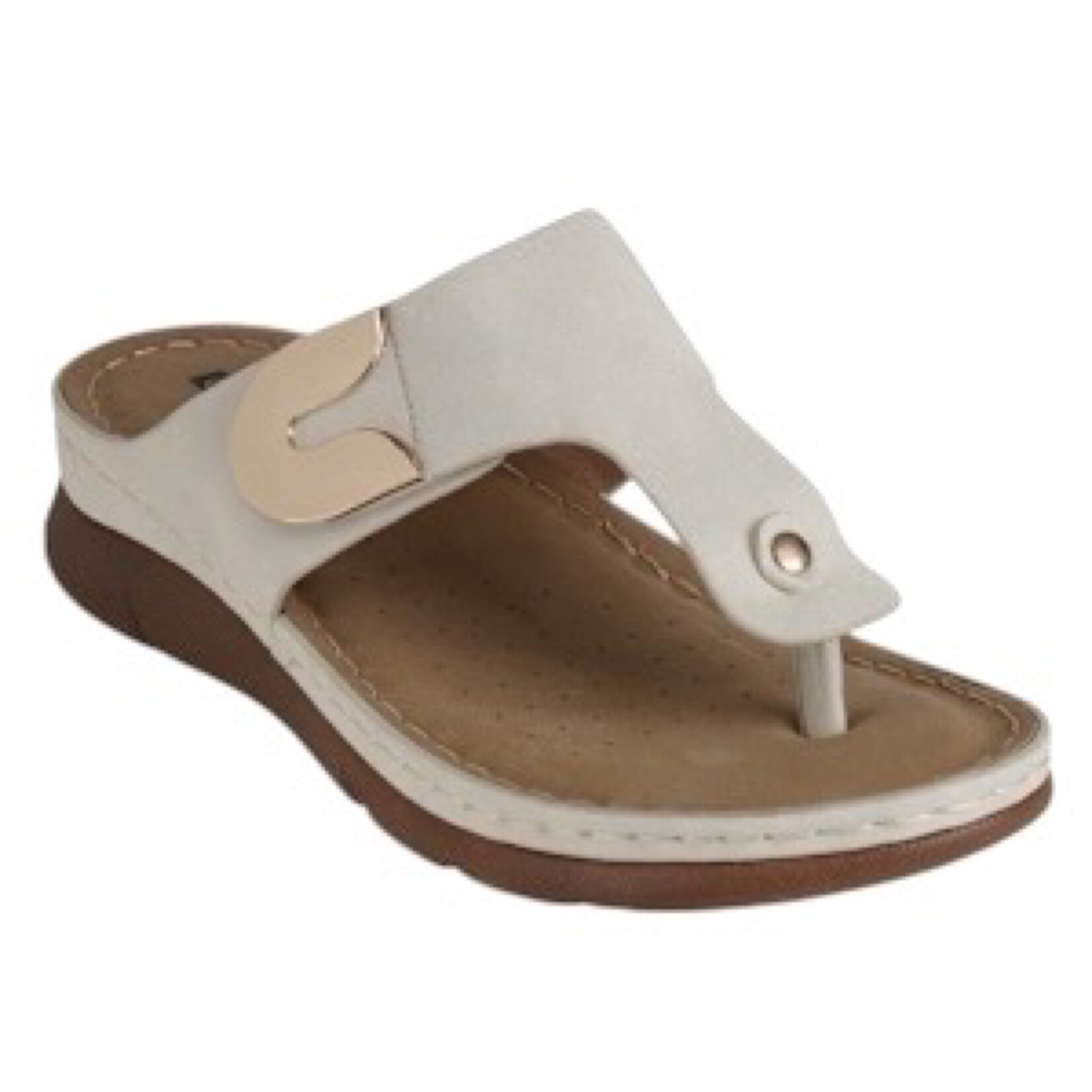 Good Choice Sam White Sandals