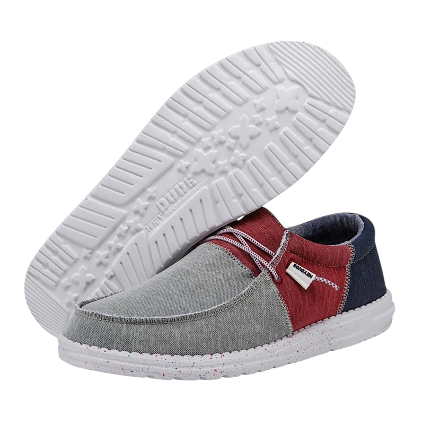 Hey Dude Hey Dude Wally Tri Fans Red White Blue