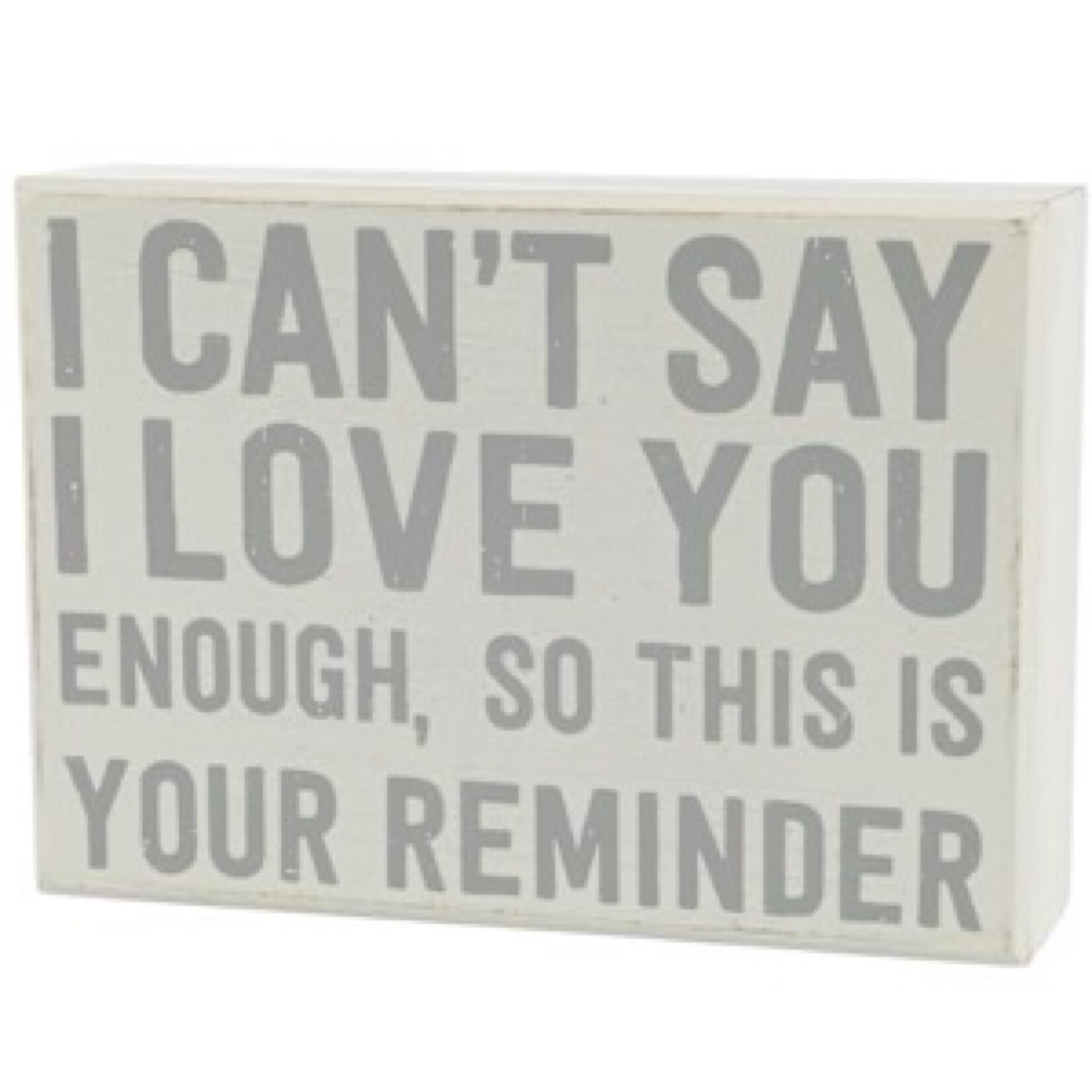 Love Box Sign & Towel Set