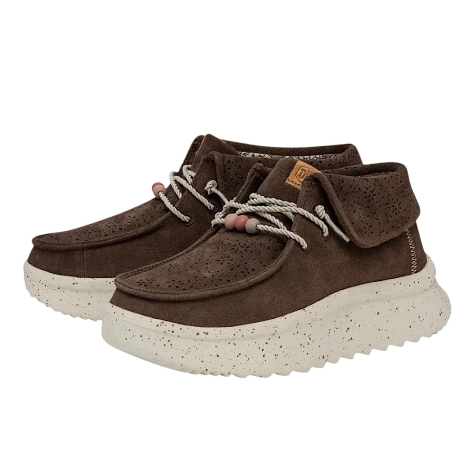 Hey Dude Hey Dude Wendy Peak Fold Boot Suede Cocoa