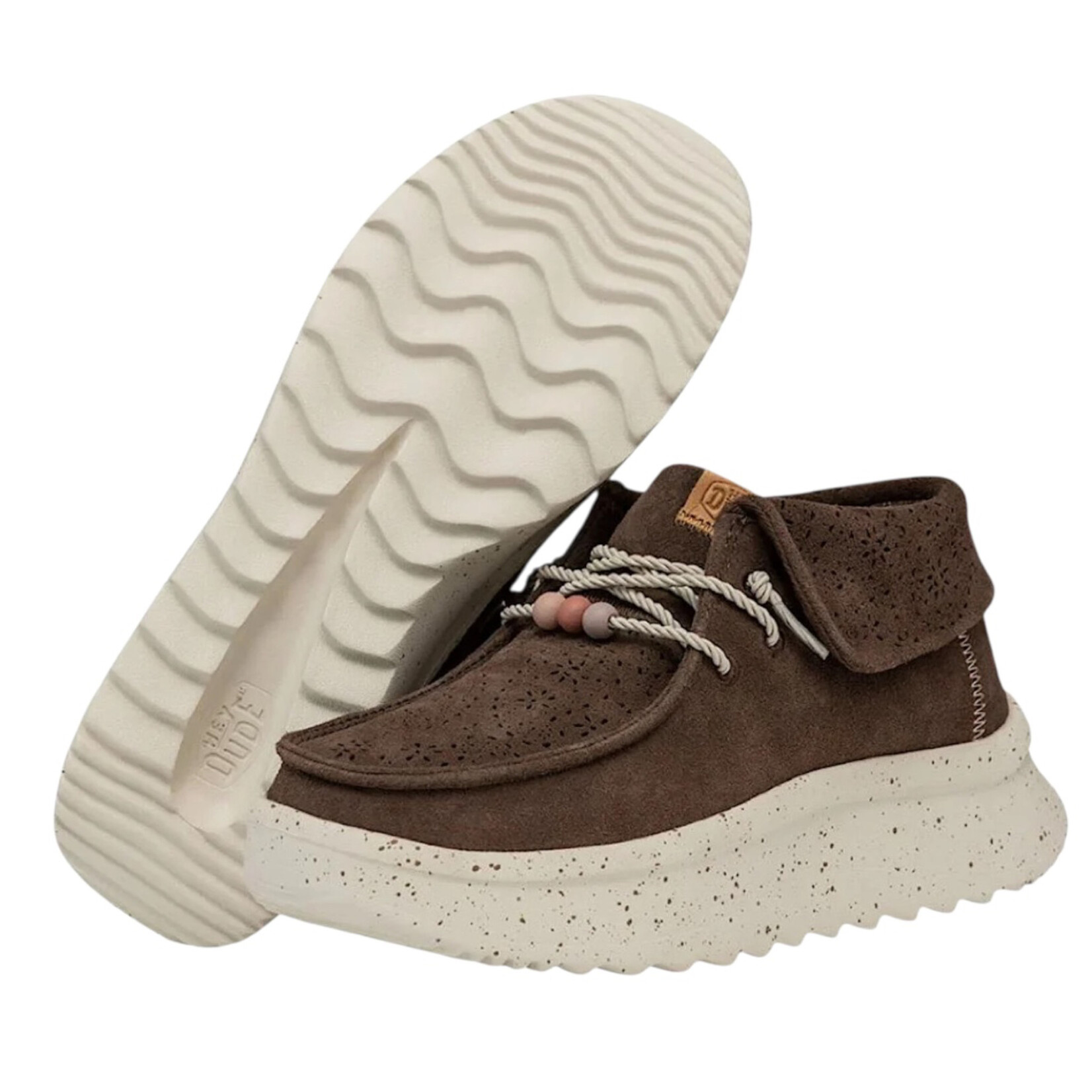 Hey Dude Hey Dude Wendy Peak Fold Boot Suede Cocoa