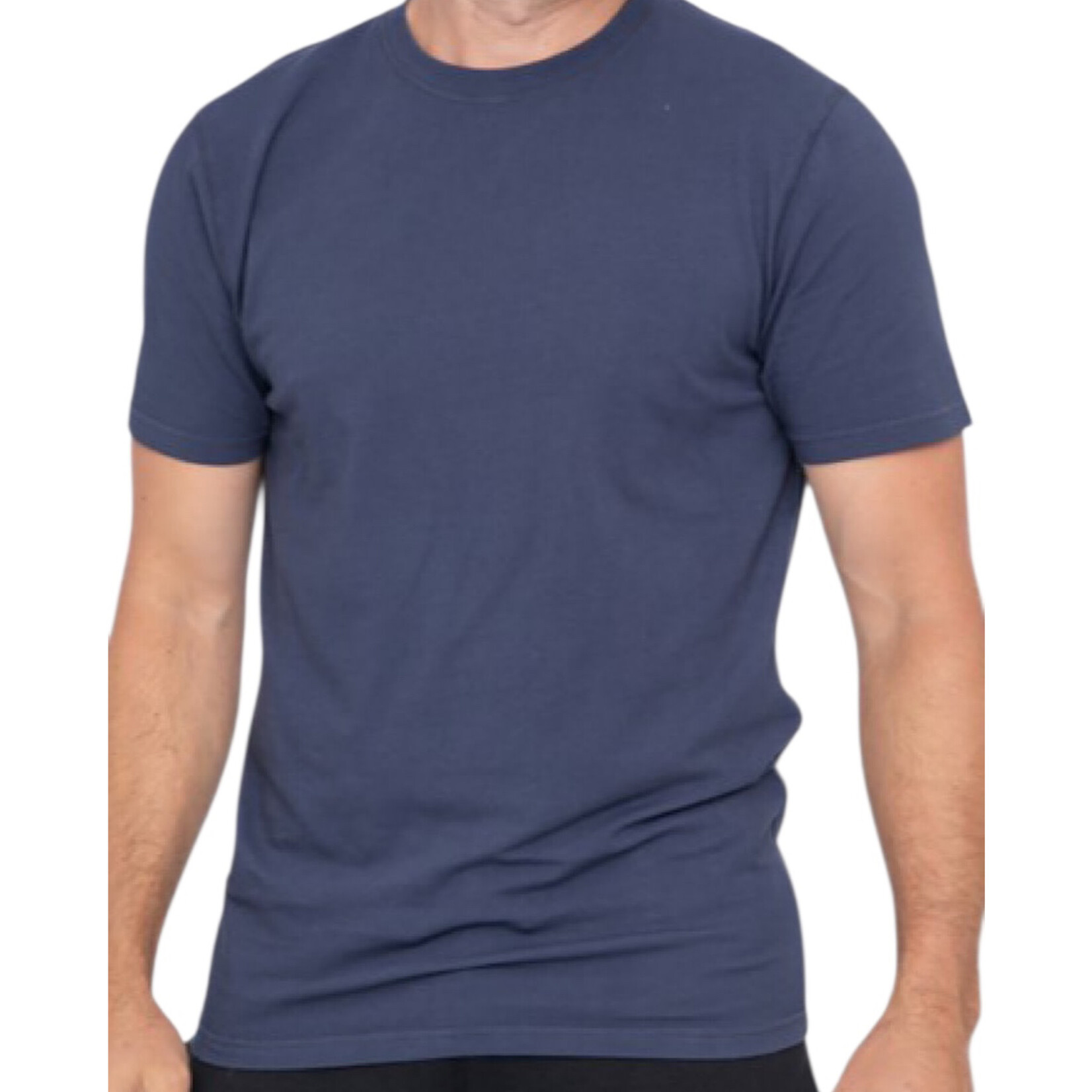 Men's Navy Pima Cotton Blend S/S Tee
