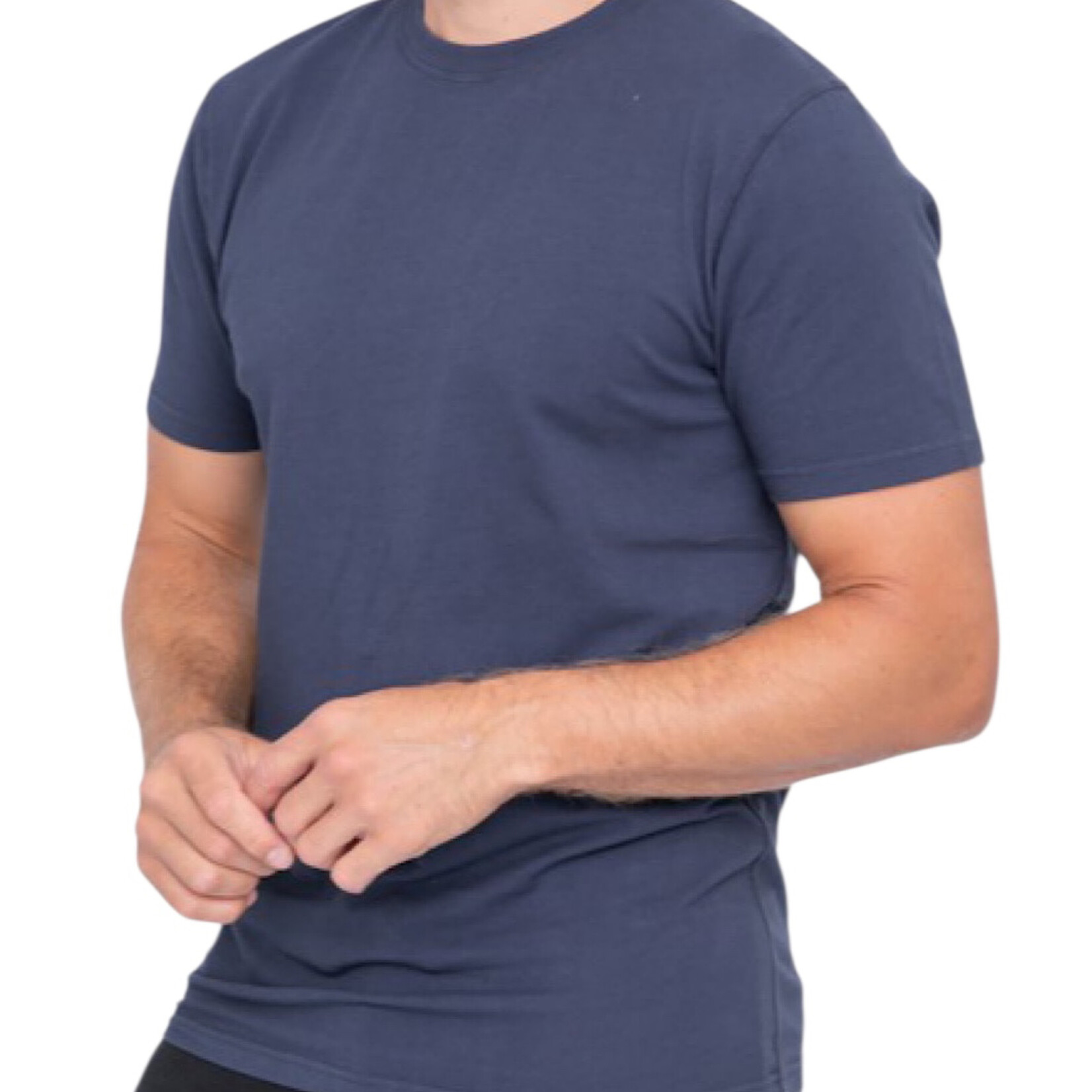 Men's Navy Pima Cotton Blend S/S Tee