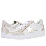 Vintage Havana Denisse White Laced Blush Croco Sneaker Bb