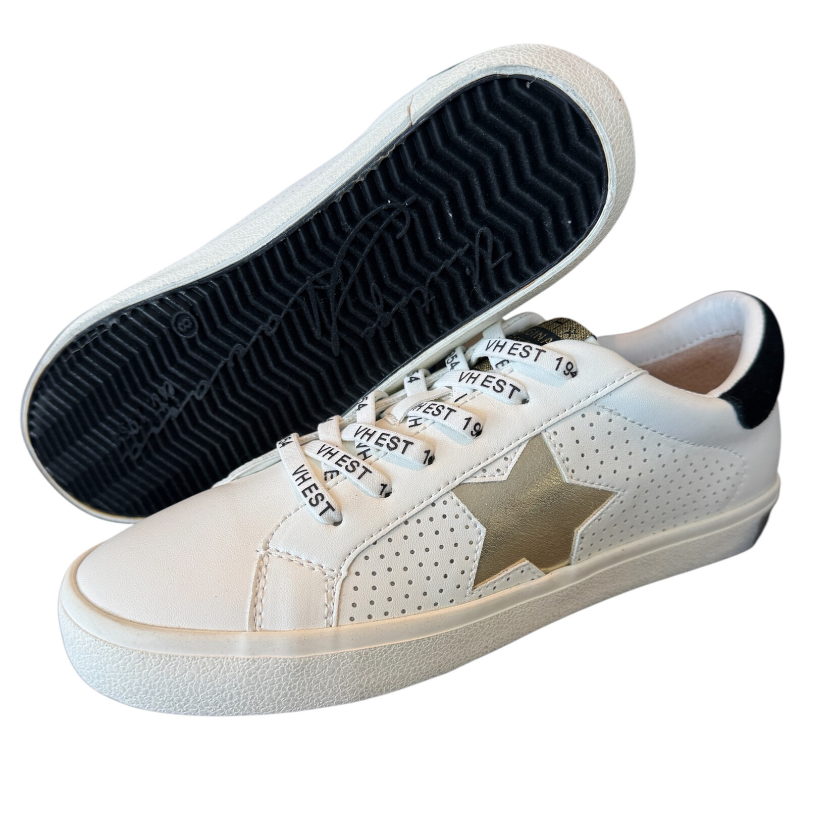 Vintage Havana Gadol Ro Dotted Sneaker with Metallic Gold Star Bb