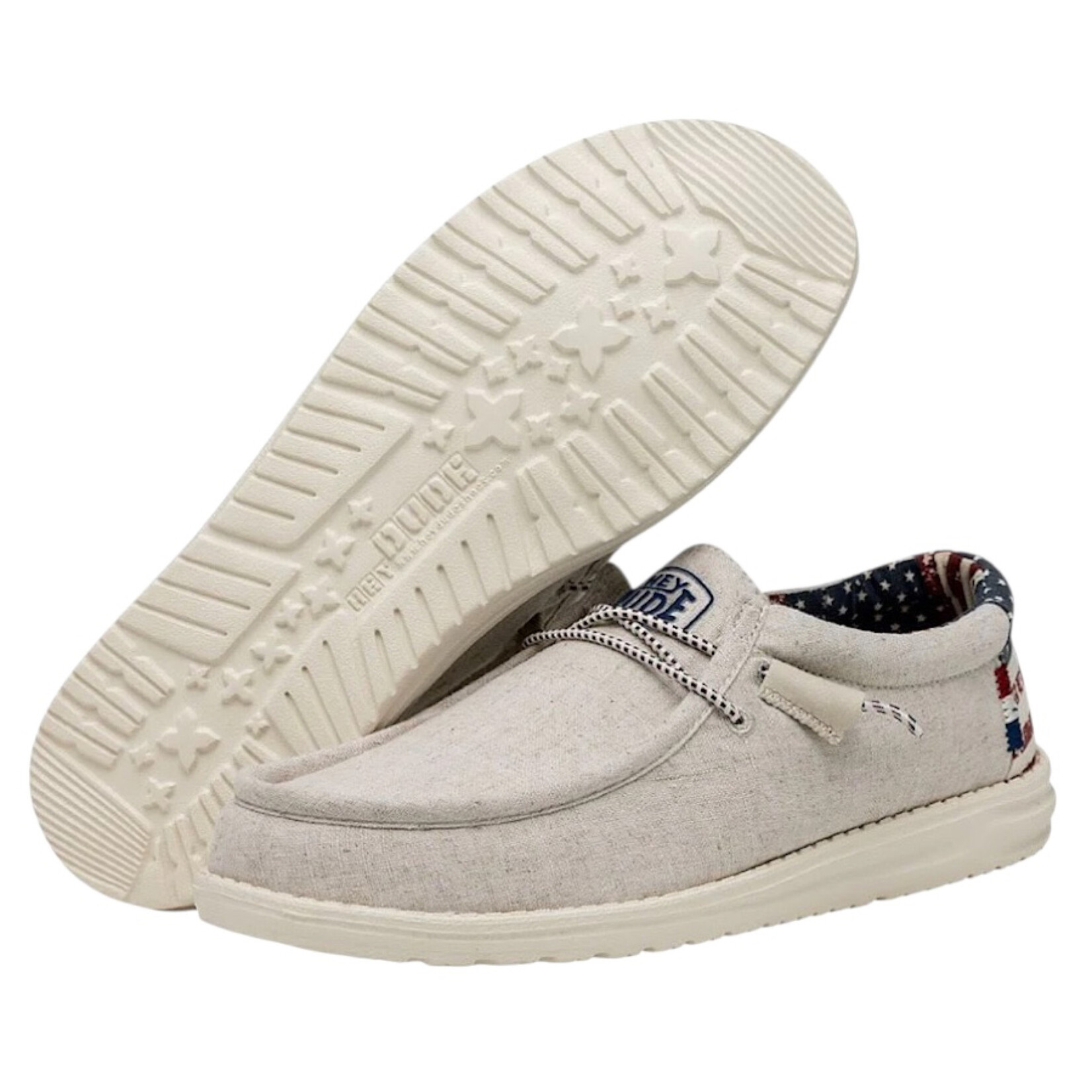 Hey Dude Hey Dude Wally Patriotic Off White