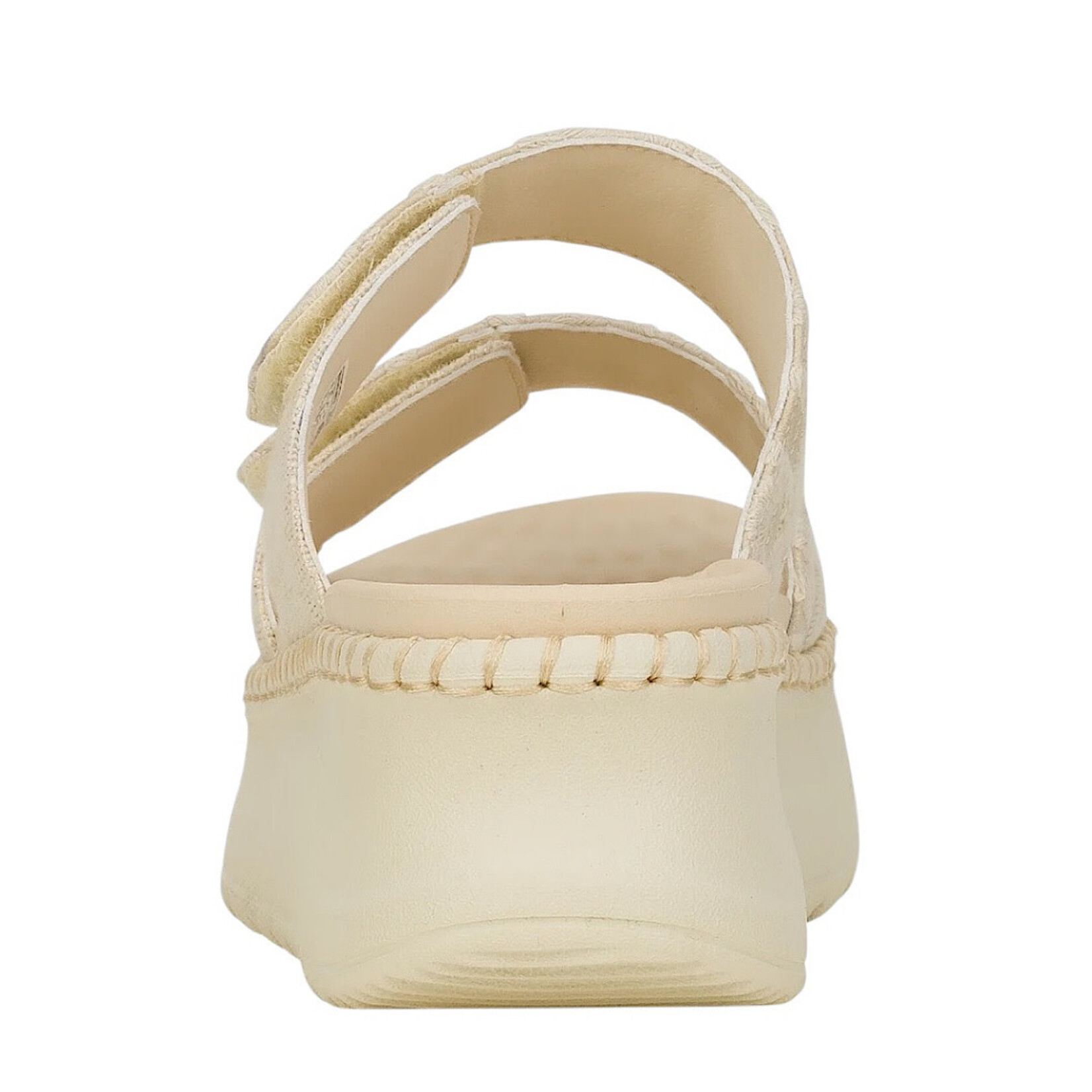 Hey Dude Hey Dude Delray Slide Whipstitch Natural White