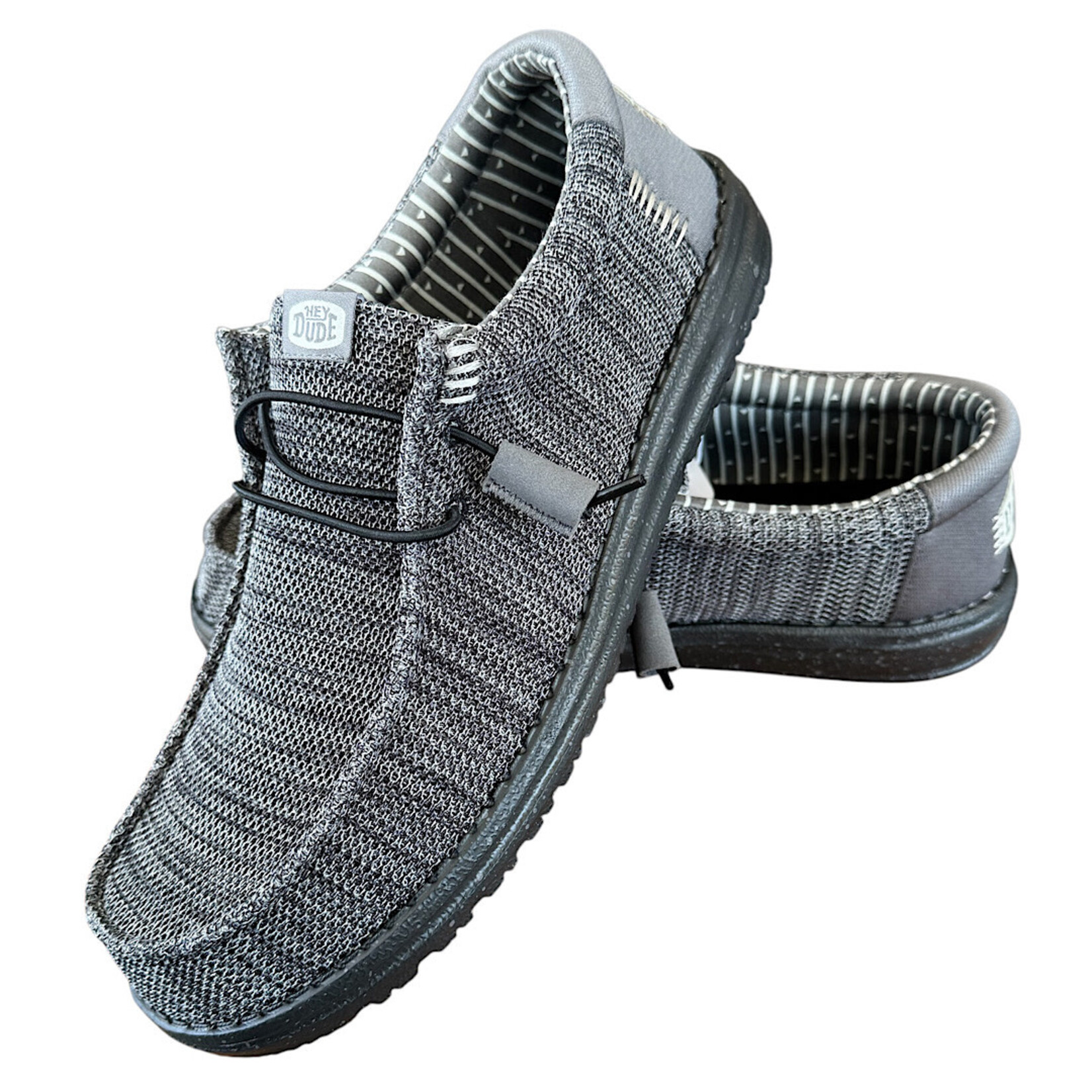 Hey Dude Hey Dude Wally Stretch Sox Granite Grey/Black