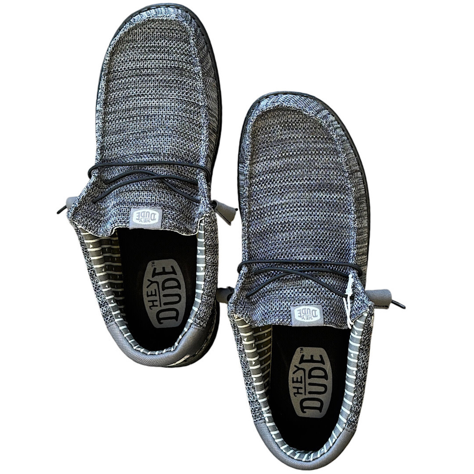 Hey Dude Hey Dude Wally Stretch Sox Granite Grey/Black