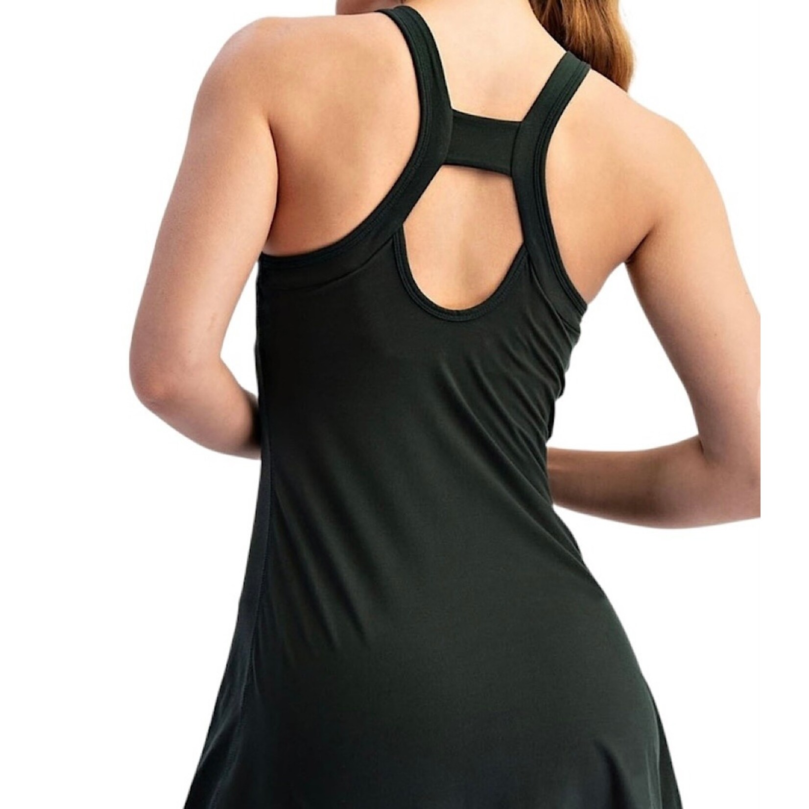 Tennis Romper Dress Black