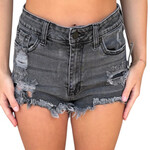 JBD Black Washed Shorts