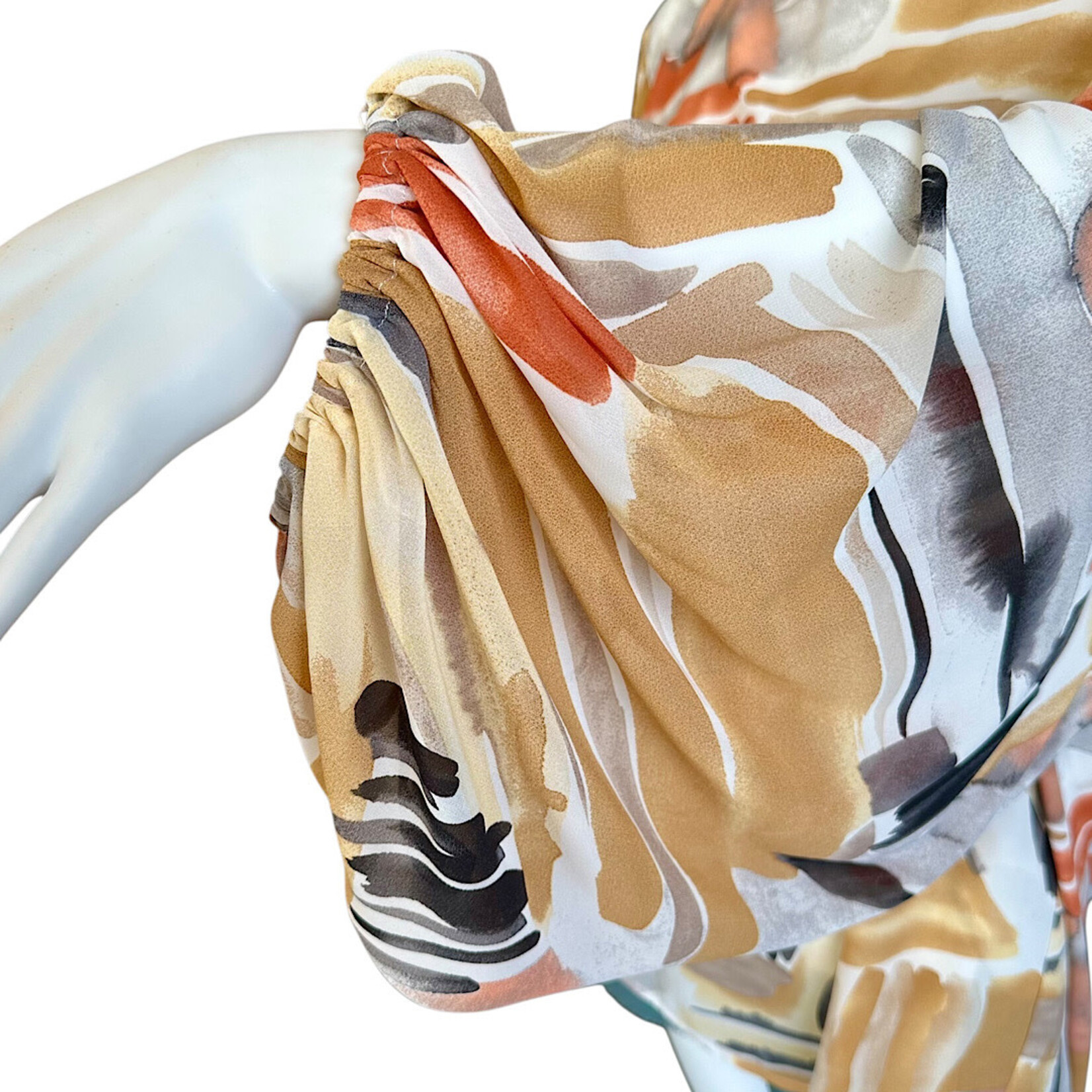 Plus Balloon Sleeve Blouse