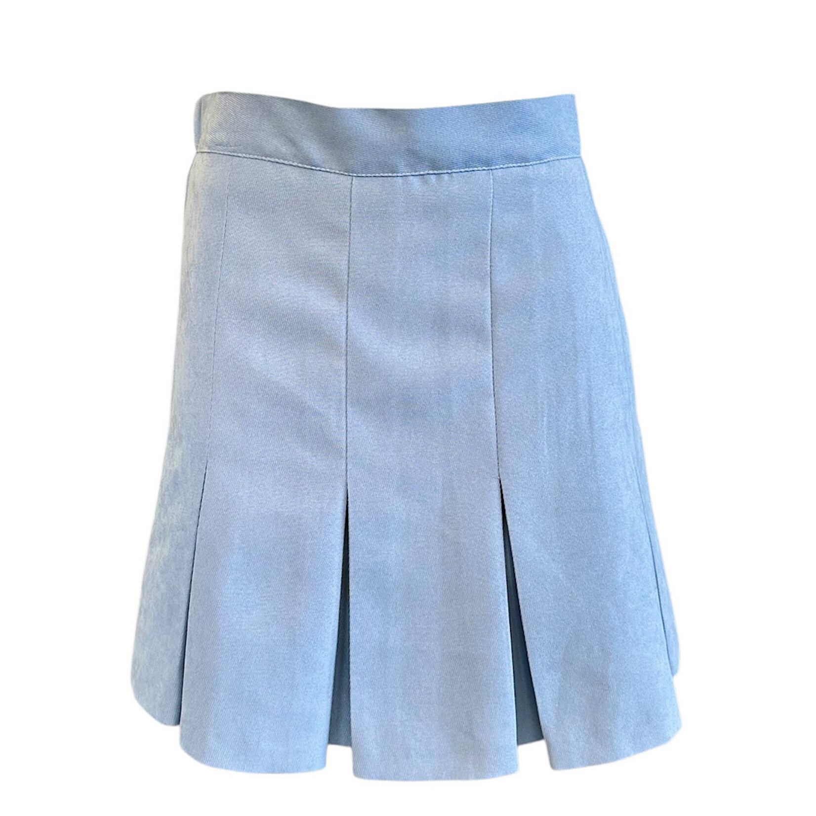 Sky Pleated Skirt