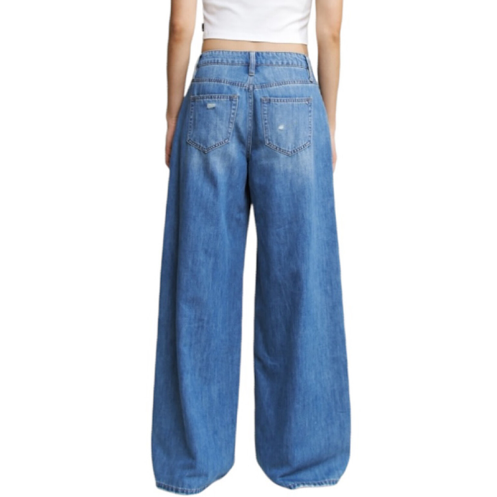 Mica Denim Mica Denim High Rise Wide Leg  MDP-W3320